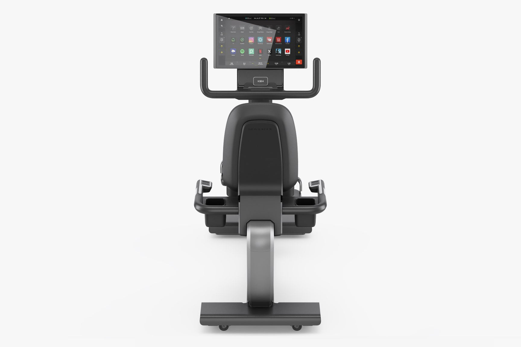 Matrix Onyx Recumbent Exercise Bike for Home Gym - Low Impact Cardio Workout Machine for Seniors & Physical Therapy - Perfect for Indoor Cycling & Rehabilitation Training