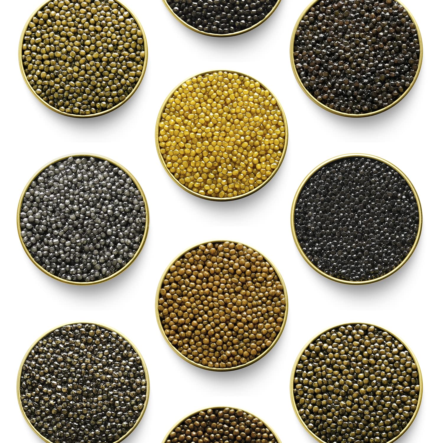 Premium Russian Osetra Karat Amber Caviar - 1.75 oz (50g) Gourmet Sturgeon Malossol Black Roe | Fresh Overnight Delivery | Perfect for Special Occasions, Luxury Gifts & Fine Dining Experiences