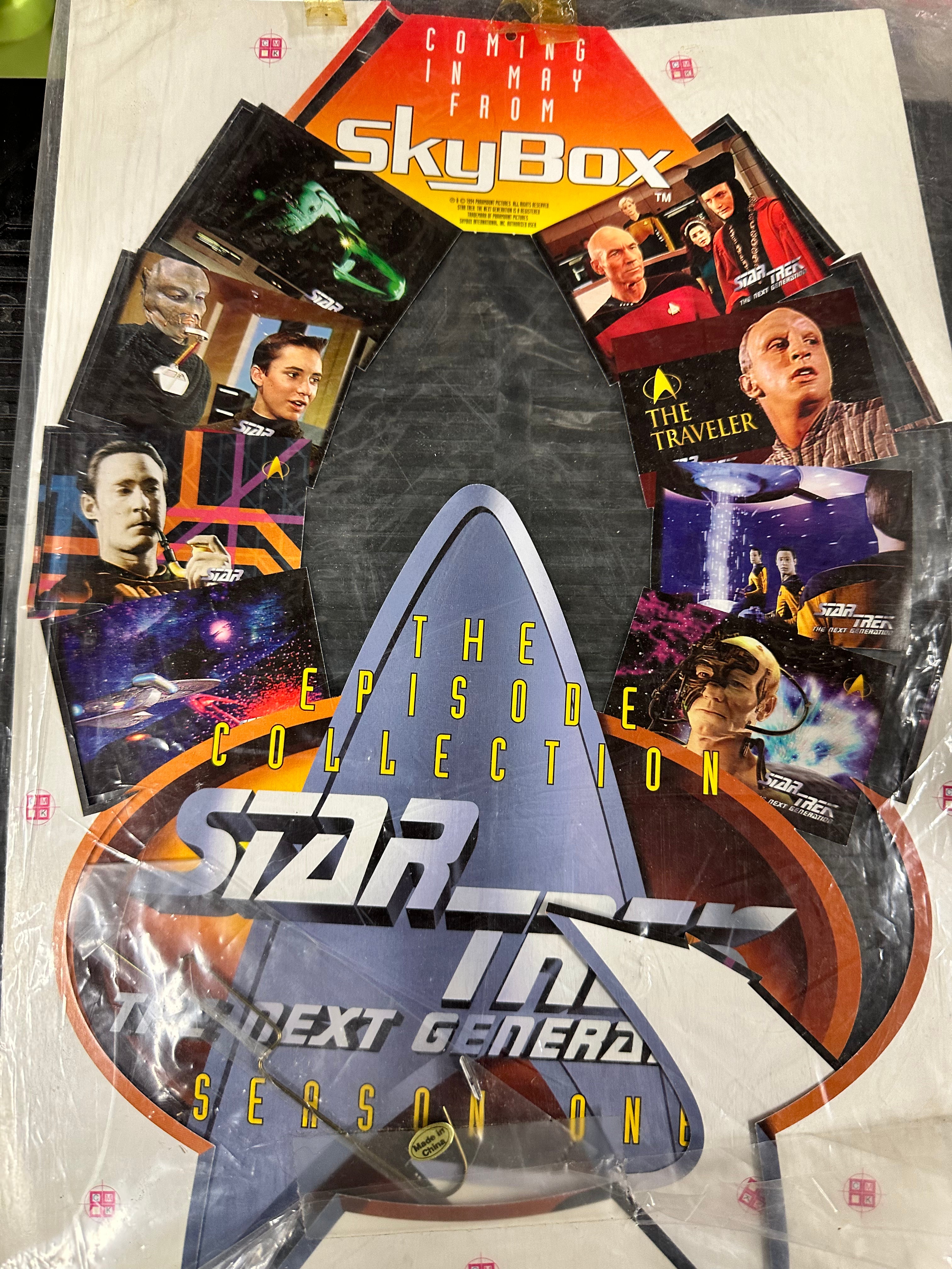 Star Trek The Next Generation 1994 Rare TV Show Collectible Mobile - Perfect for Sci-Fi Fans & Memorabilia Collectors