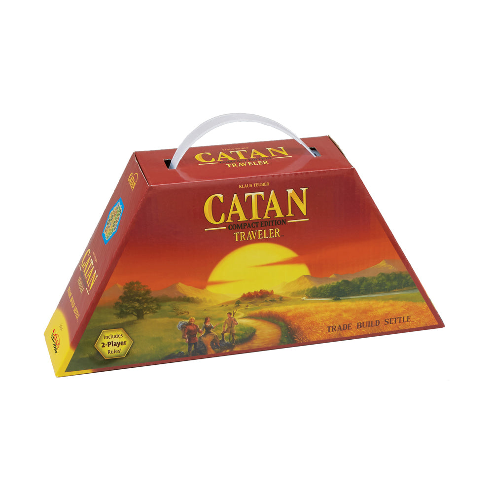 Catan: Traveler Compact Edition - Portable Strategy Board Game for Adults & Families | Perfect for Camping, Travel & Game Nights