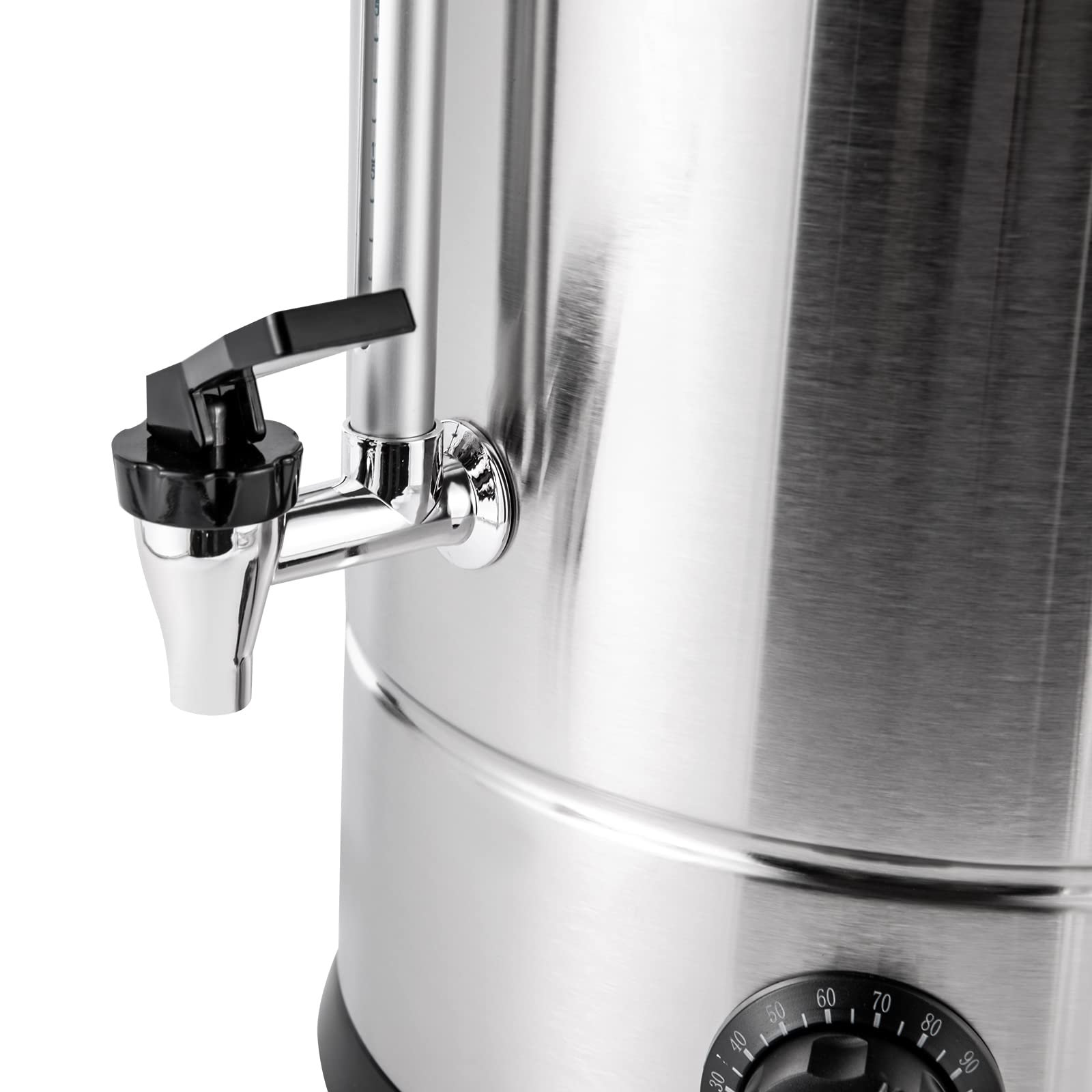 Commercial Coffee Urn with Thermostat Control - 1KW 12L/3.1Gal Adjustable Temperature (86-230°F) - Electric Hot Water & Coffee Pot for Home, Restaurant, Office - Perfect for Catering, Events & Large Gatherings