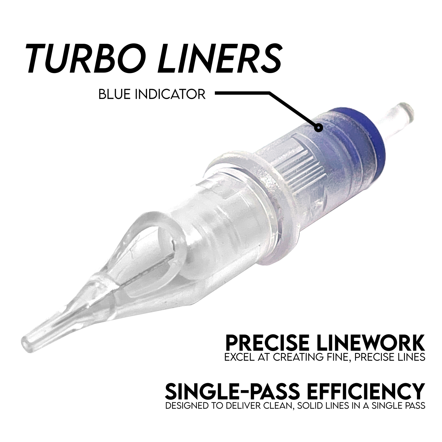Universal Tattoo Cartridges with Membrane - Professional Needle Cartridges for Tattoo Artists | Perfect for Lining, Shading & Coloring | Home & Studio Tattoo Supplies