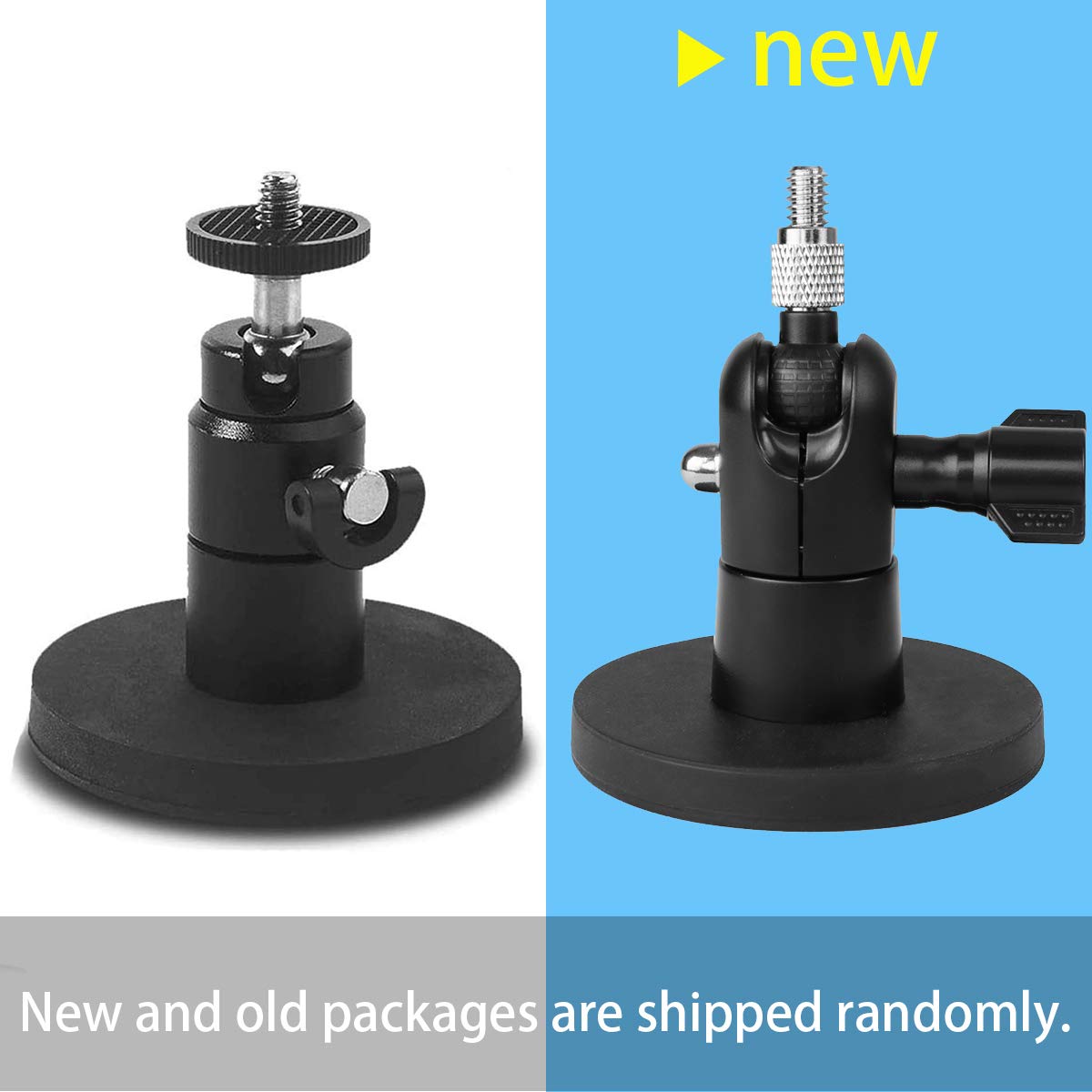 Magnetic Wall Mount Stand for Security Cameras - Compatible with Arlo Ultra/Ultra 2, Pro 3/4/5S, Wyze Outdoor, Eufy Cam, Ring Stick Up & Indoor Cameras - No Tools Needed, Easy Installation (Black) - Perfect for Home & Office Surveillance