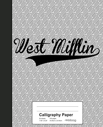 Premium Calligraphy Paper Notebook - WEST MIFFLIN Hand Lettering Practice Journal with Smooth Writing Surface | Ideal for Calligraphy Beginners, Brush Pen Artists & Journaling Enthusiasts
