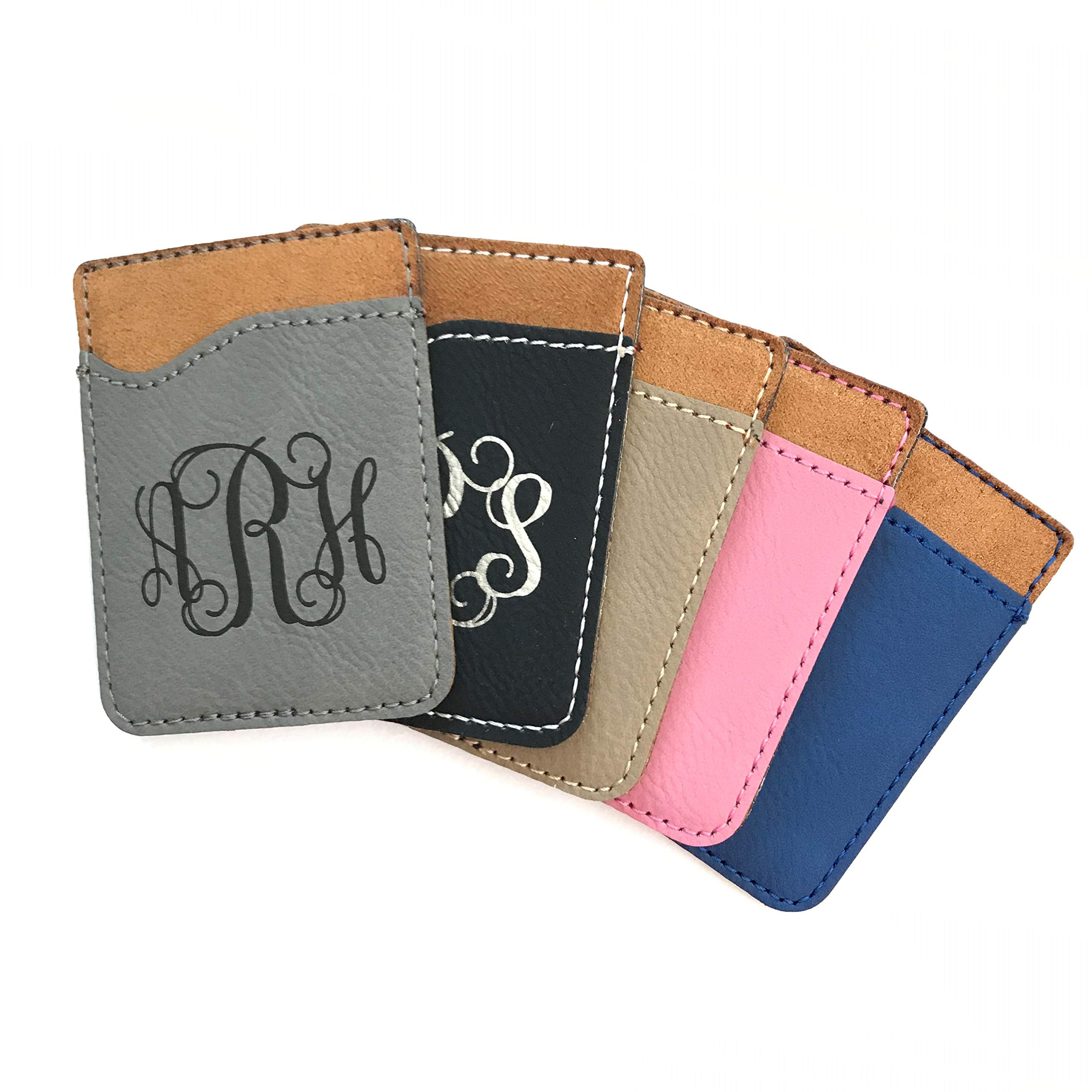 Personalized Stick-On Cell Phone Card Holder - Slim Wallet for Credit Cards & ID - Perfect for Travel, Shopping, and Everyday Use