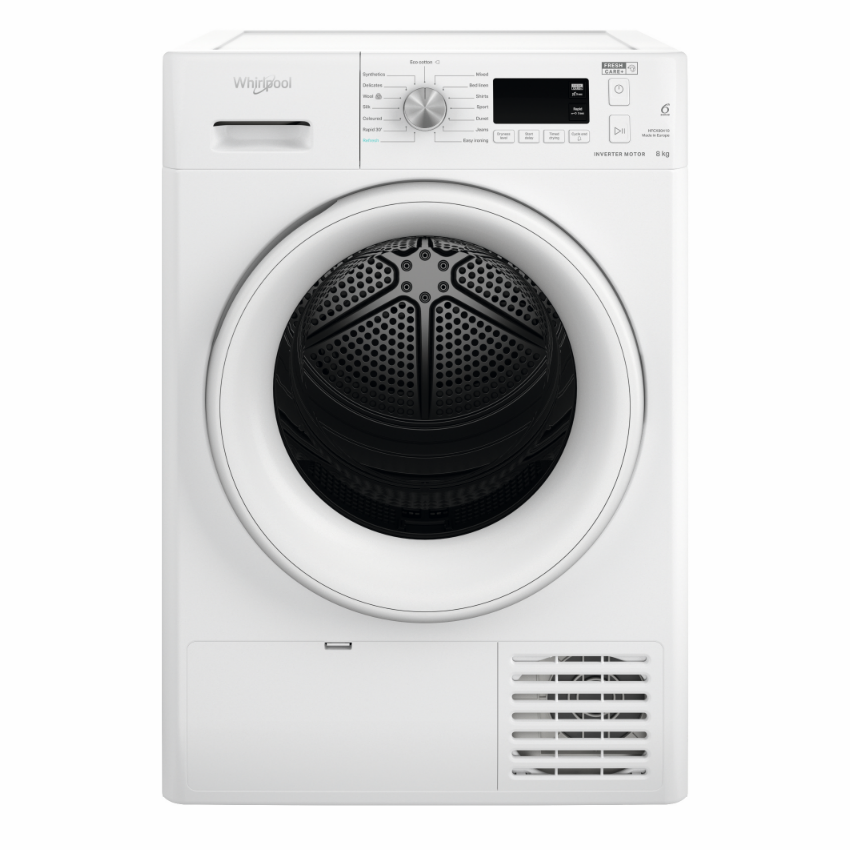 HFCX80410 8KG Energy Efficient Heat Pump Dryer - Perfect for Small Apartments & Eco-Friendly Laundry