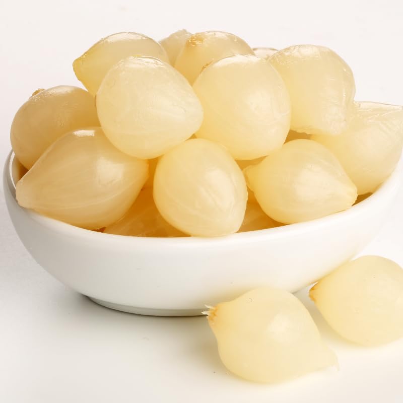 Sanniti Spanish Cocktail Onions Silver Skin - 32 oz Jar | Gourmet Pickled Onions for Martinis, Salads & Charcuterie Boards | Premium Cocktail Garnish & Tapas Ingredient