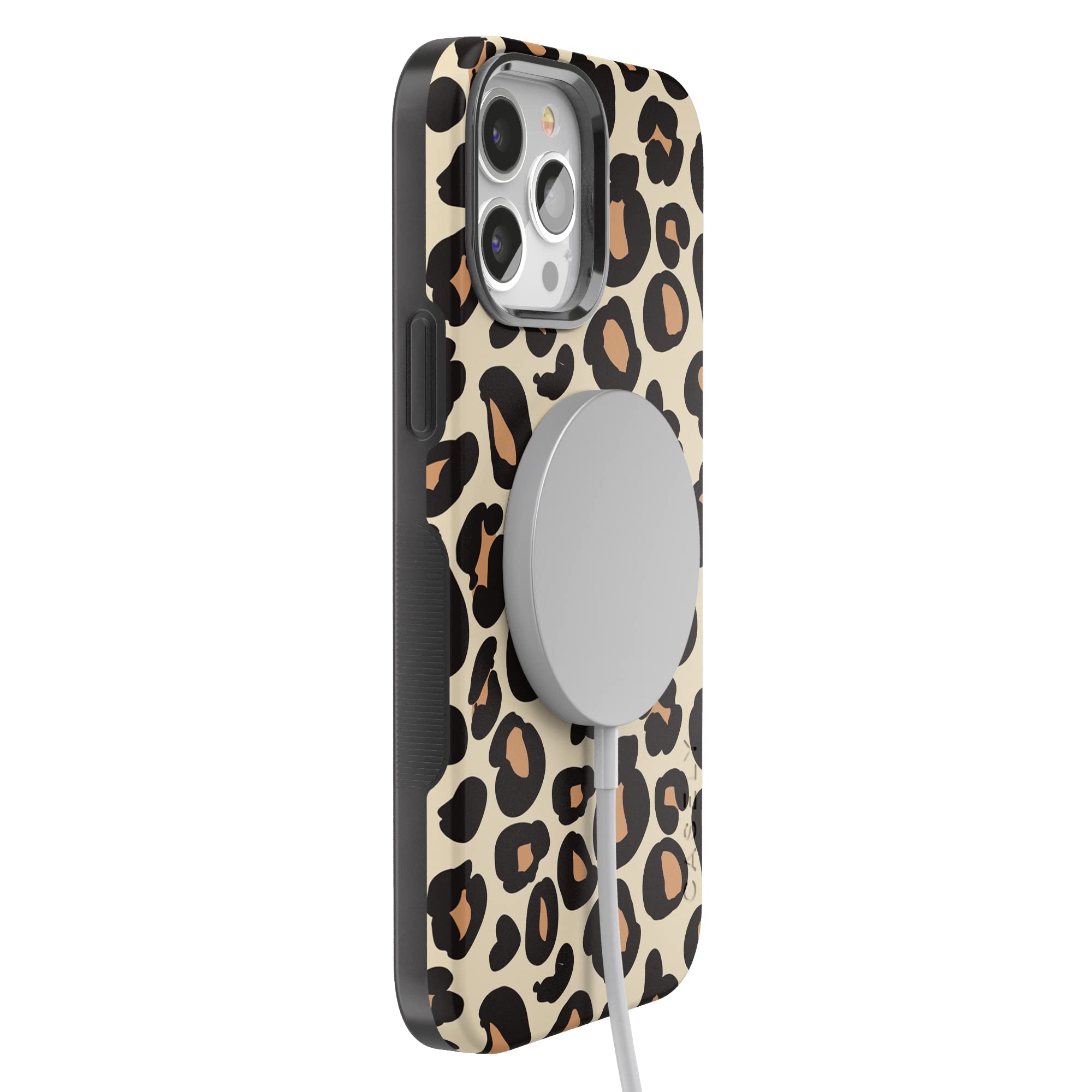 Casely iPhone 13 Pro Case with MagSafe - Premium Leopard Print Phone Cover | Wild Animal Design | Perfect for Outdoor Adventures, Travel & Daily Protection