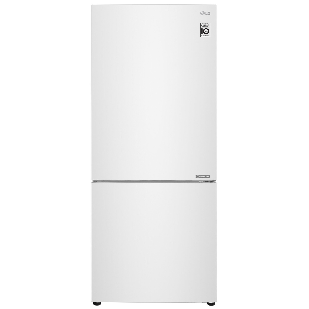 LG 455WL 420L Bottom Mount Refrigerator - Energy Efficient White French Door Fridge for Modern Kitchen | Perfect for Family Homes & Open-Plan Living Spaces