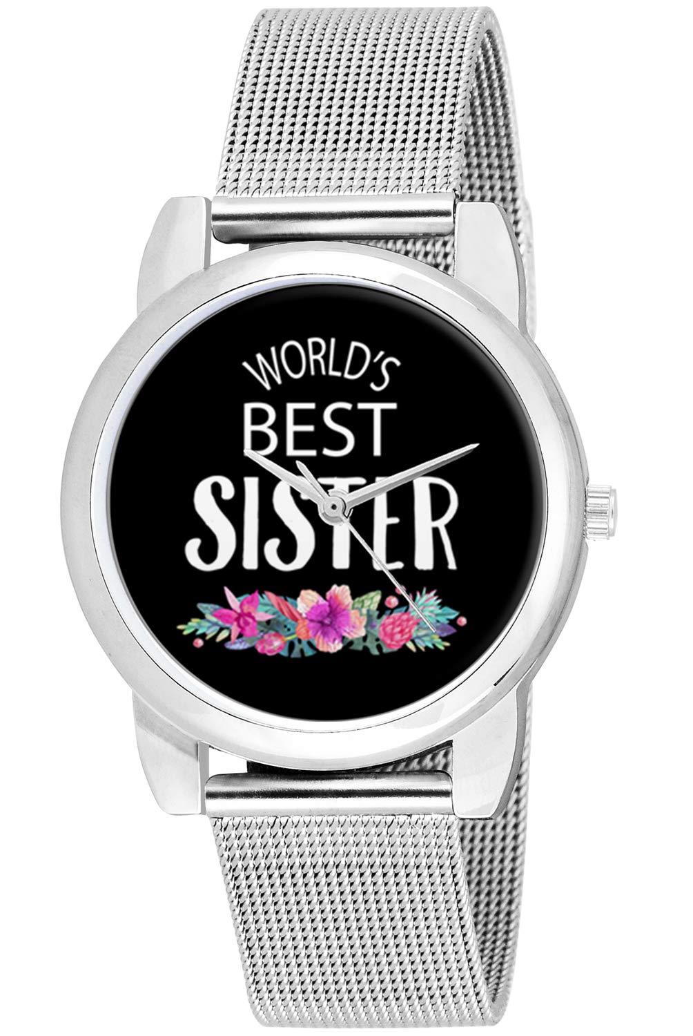 BIGOWL Silver Chain Analog Women's Watch - Elegant Rakhi Gift for Sister - Perfect for Birthday, Anniversary & Raksha Bandhan Celebrations