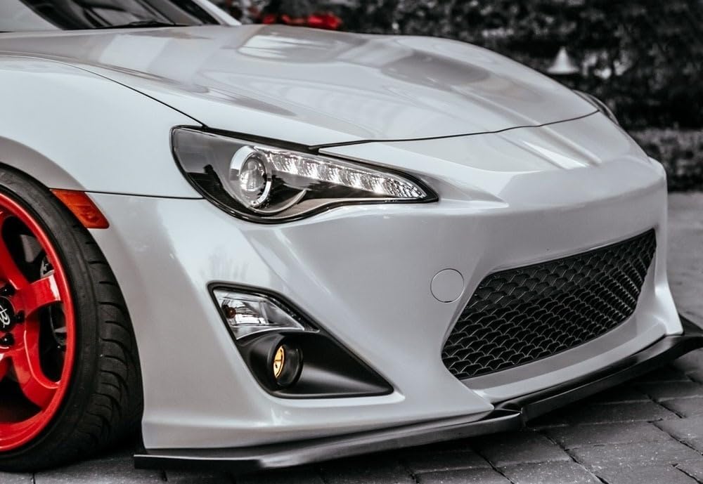 iJDMTOY JDM Style Yellow Lens Fog Light Kit with Fog Lamps, Switch & Gloss Black Bezels for 2013-2016 Scion FR-S | Complete Upgrade for Night Driving & Off-Road Visibility