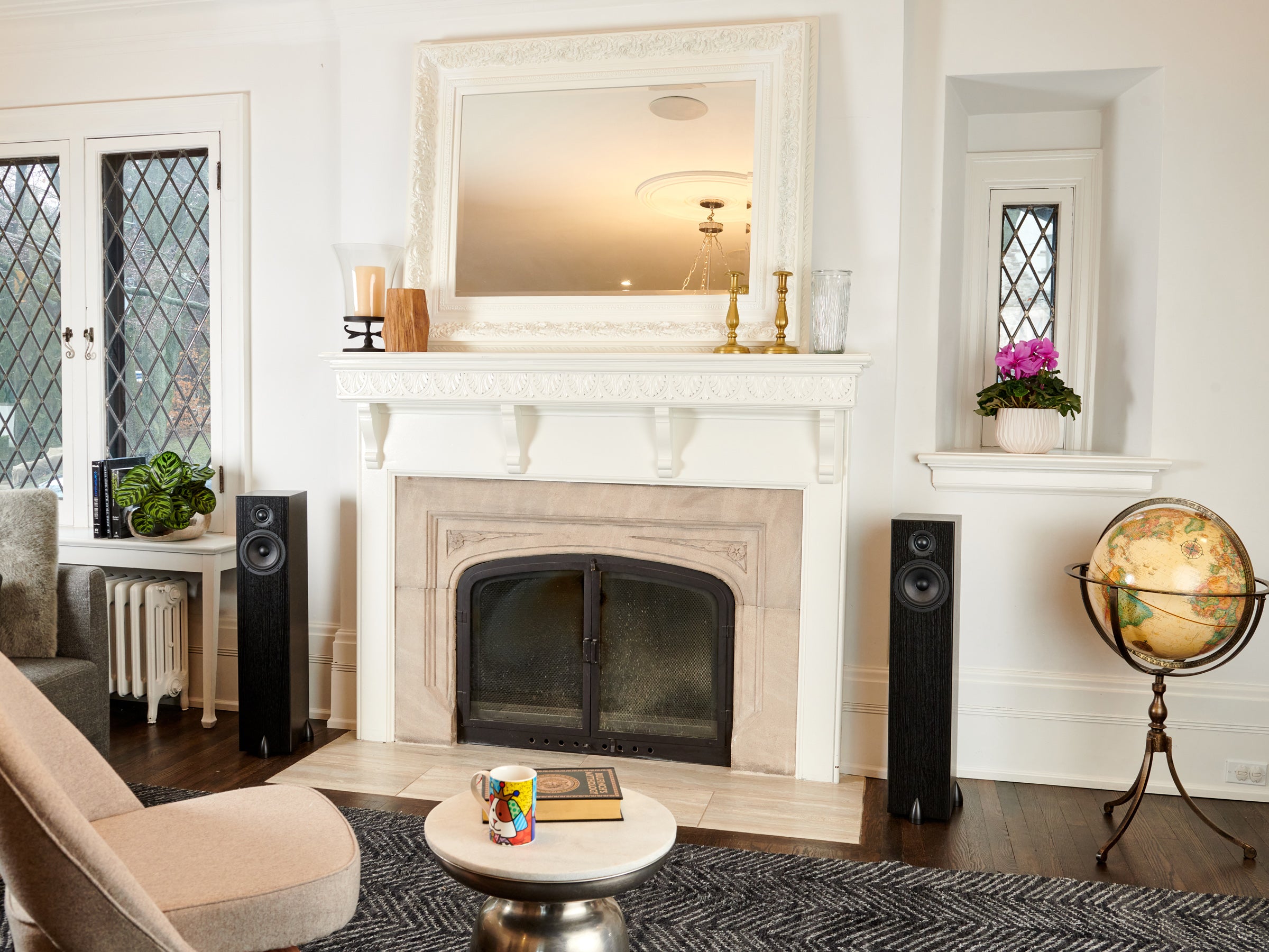 Totem Acoustic Bison Tower Speakers (Pair) - High-End Floorstanding Audio System for Home Theater & Music Listening