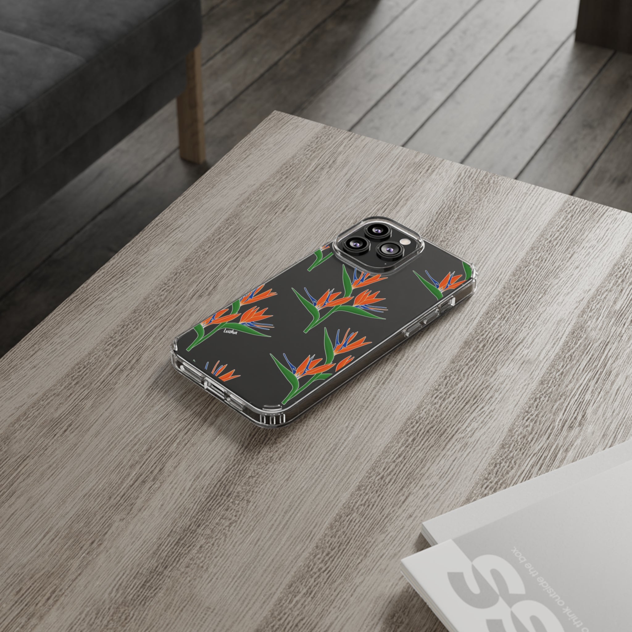 Bird of Paradise Clear Phone Case - Durable Protective Cover for iPhone & Samsung - Perfect for Nature Lovers & Tropical Style
