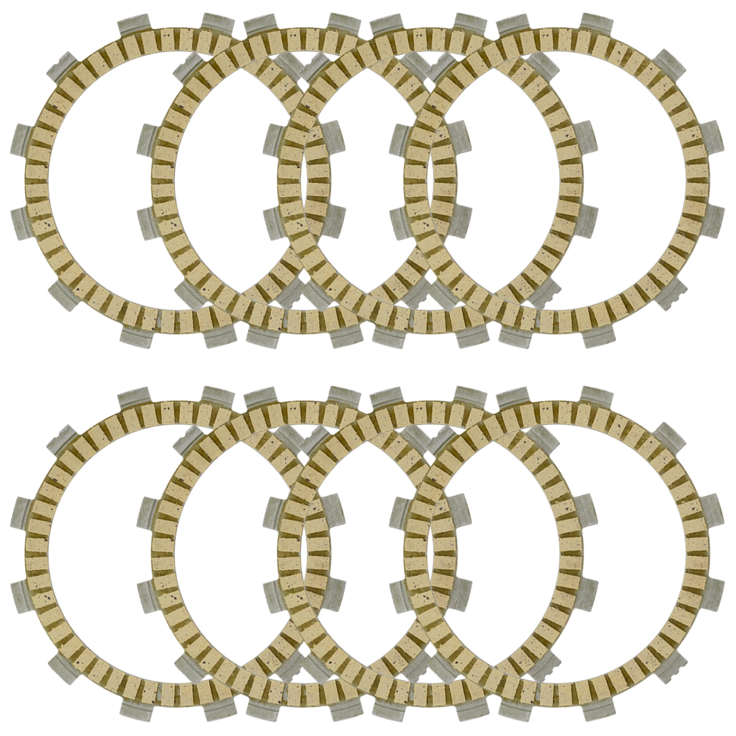Caltric Clutch Friction Plates for Yamaha 450R YFZ450R YFZ-450R 2009-2014 - High-Performance Replacement Parts for Off-Road ATV Racing & Dirt Biking