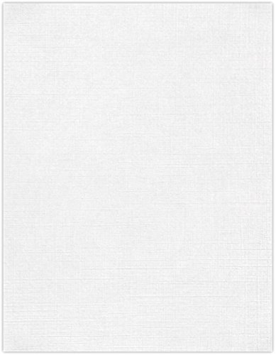 Premium 70lb Classic Linen® Avon Brilliant White 8.5