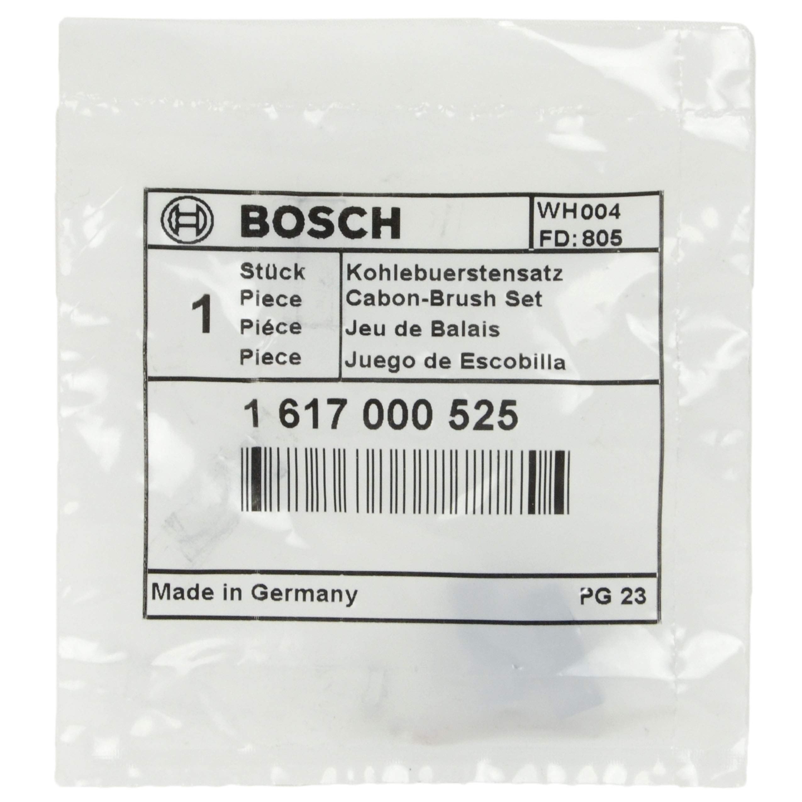 Bosch 1617000525 Replacement Brush Set (2-Pack) - Compatible with Power Tools, Drills & Sanders - Perfect for DIY Projects & Professional Use