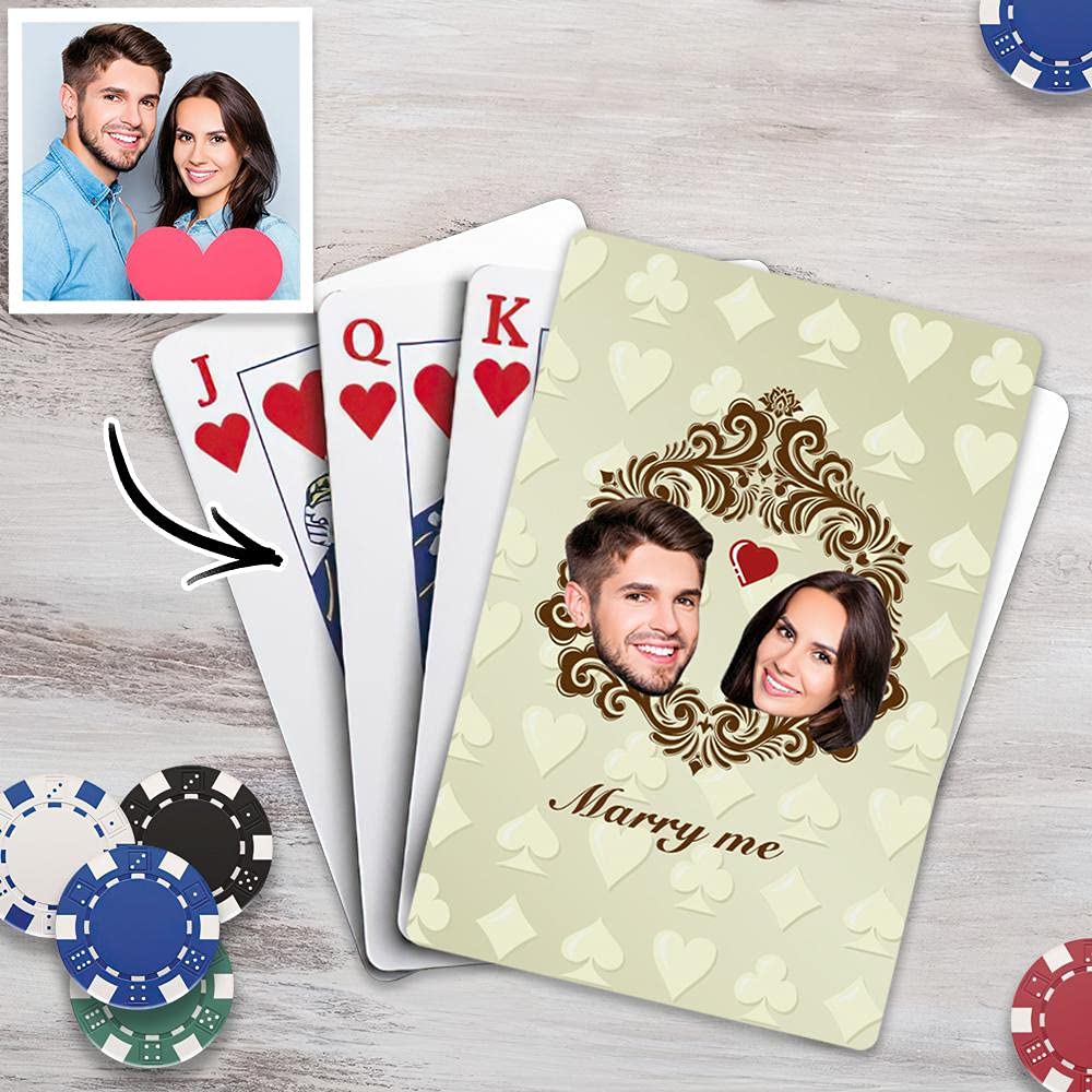 Custom Photo Playing Cards - Personalized Poker Size Deck with Your Images & Text | Great for Casino Nights, Gifts, and Game Parties