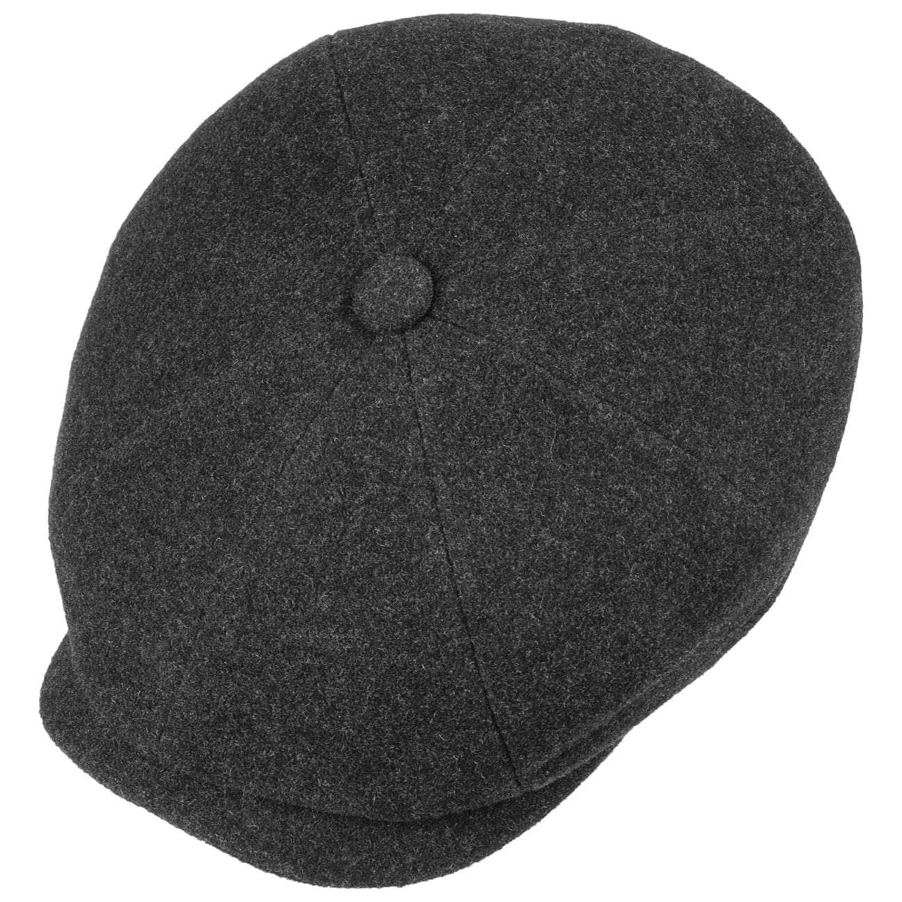 Stetson Hatteras Noir Fedora Hat for Women & Men - Classic Wool Felt Dress Hat for Outdoor, Travel, and Formal Occasions