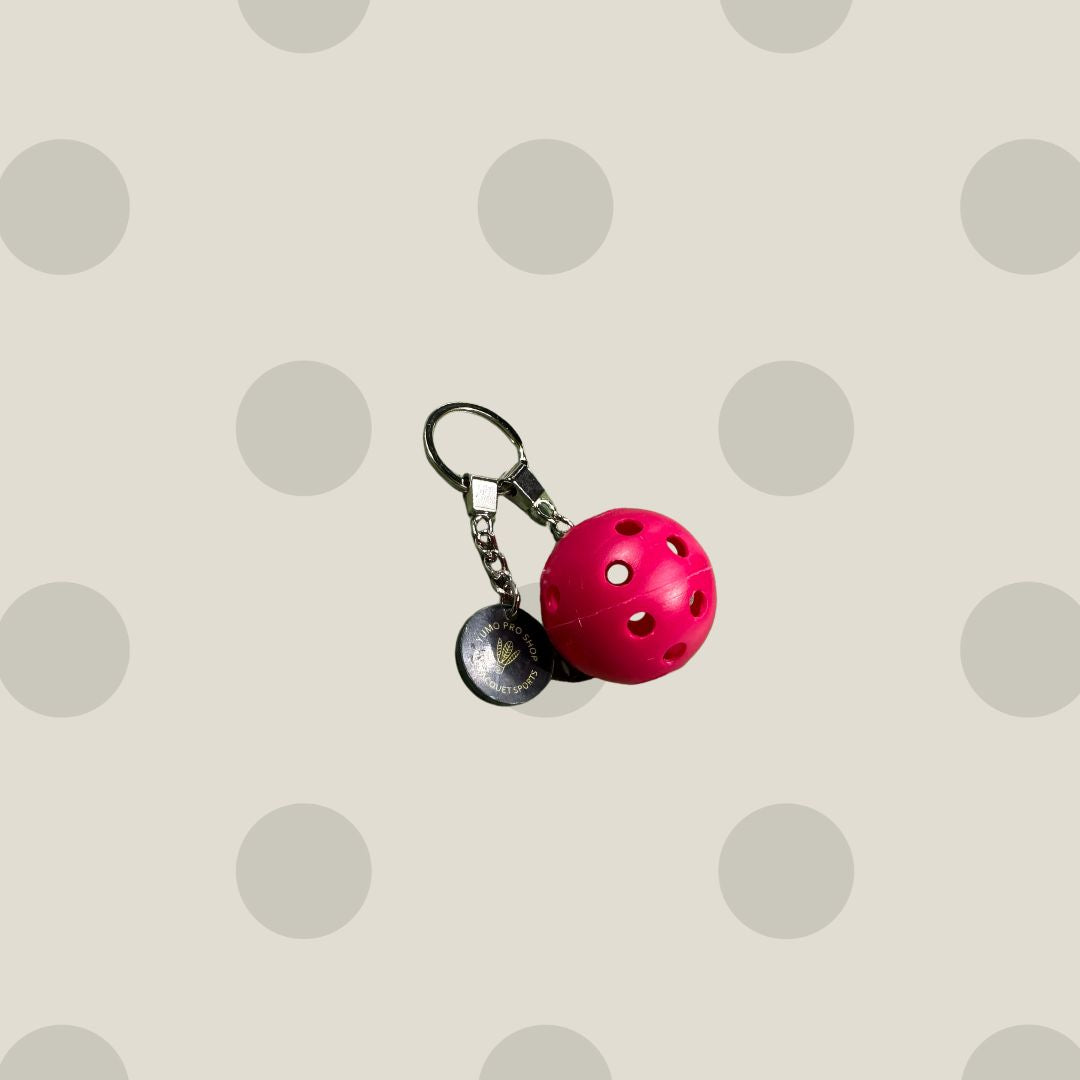 Yumo Creative Mini Pickleball Ball Keychain - Cute Sports Gift for Pickleball Lovers - Perfect for Backpacks, Gym Bags & Keychains