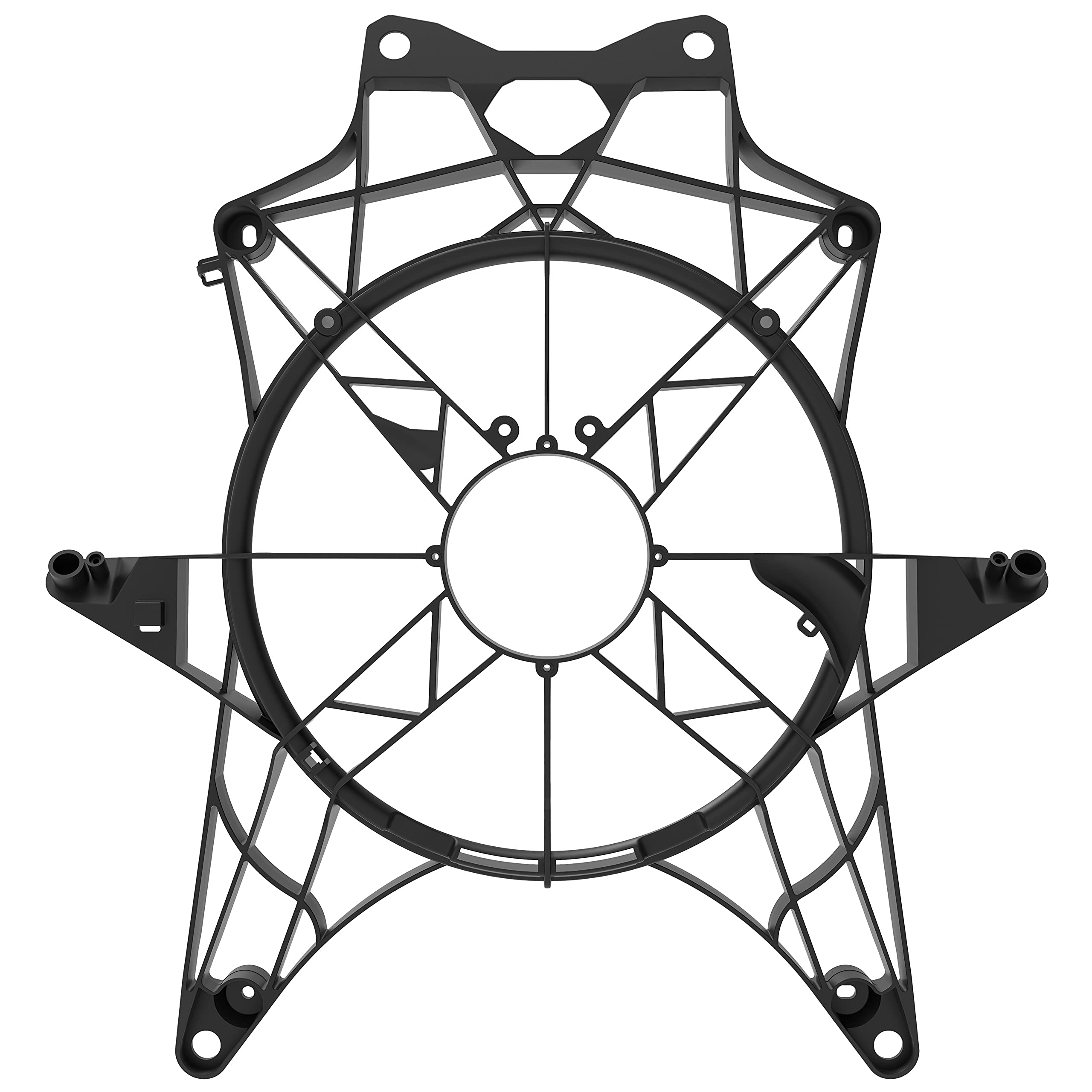 SAUTVS Can-Am Maverick X3 Fan Outer Cover & Cooling Radiator Fan Replacement (Fits 2017-2025 X3/X3 MAX/R/RR Models) - 1PC #709200588 - Perfect for Off-Roading & Trail Riding Accessories
