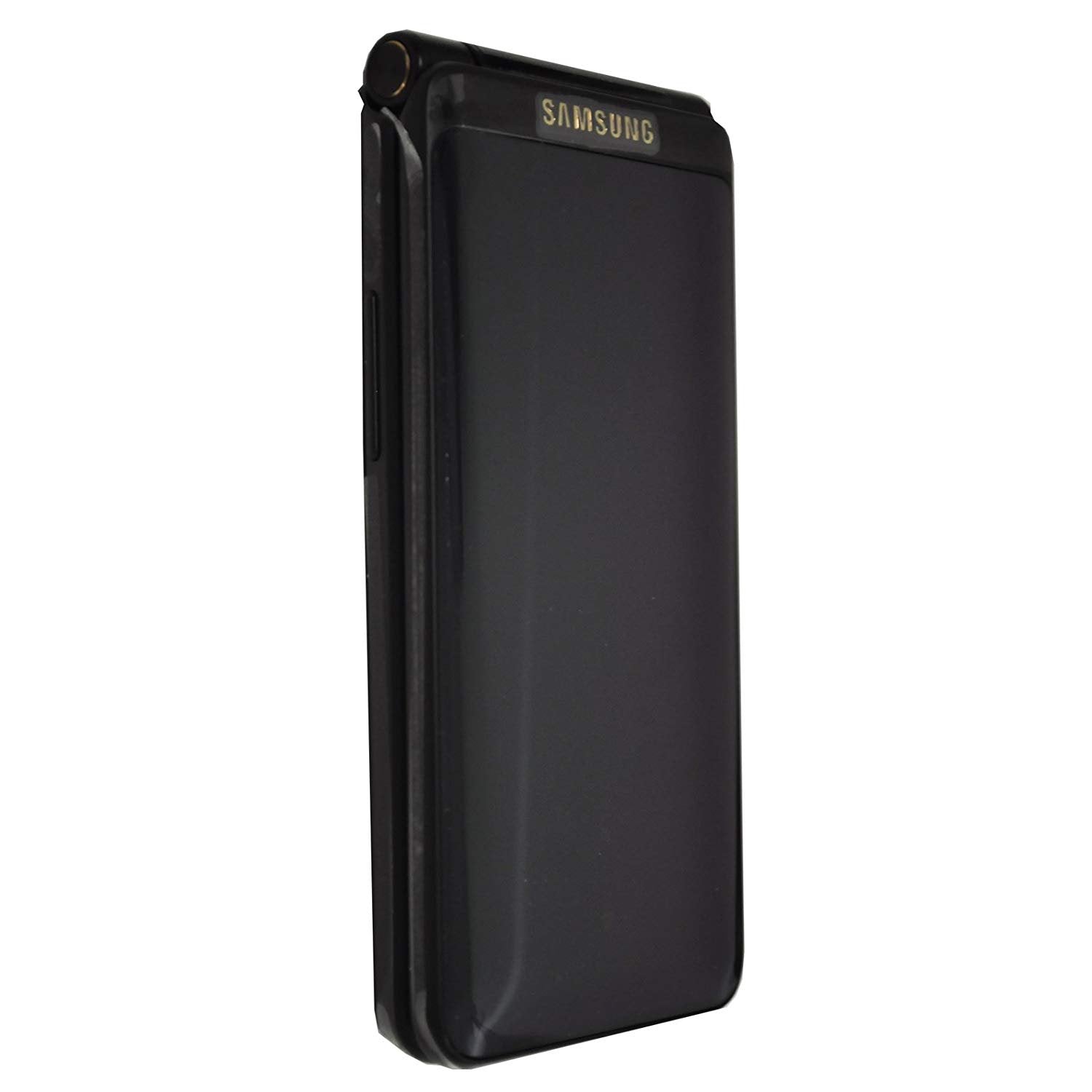 Samsung Folder 2 G1650 Black GSM Unlocked Flip Phone - Retro Style Mobile for Seniors & Business Use