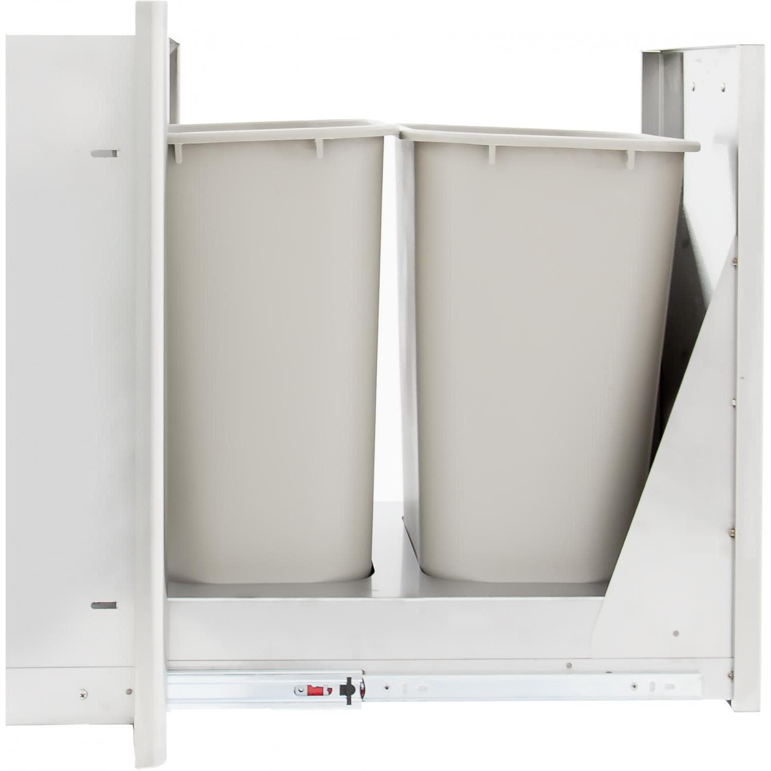 Blaze Trash Recycle Drawer Organizer - Under Sink Waste Bin for Kitchen, Bathroom & Office | Eco-Friendly Recycling Solution for Home & Small Spaces