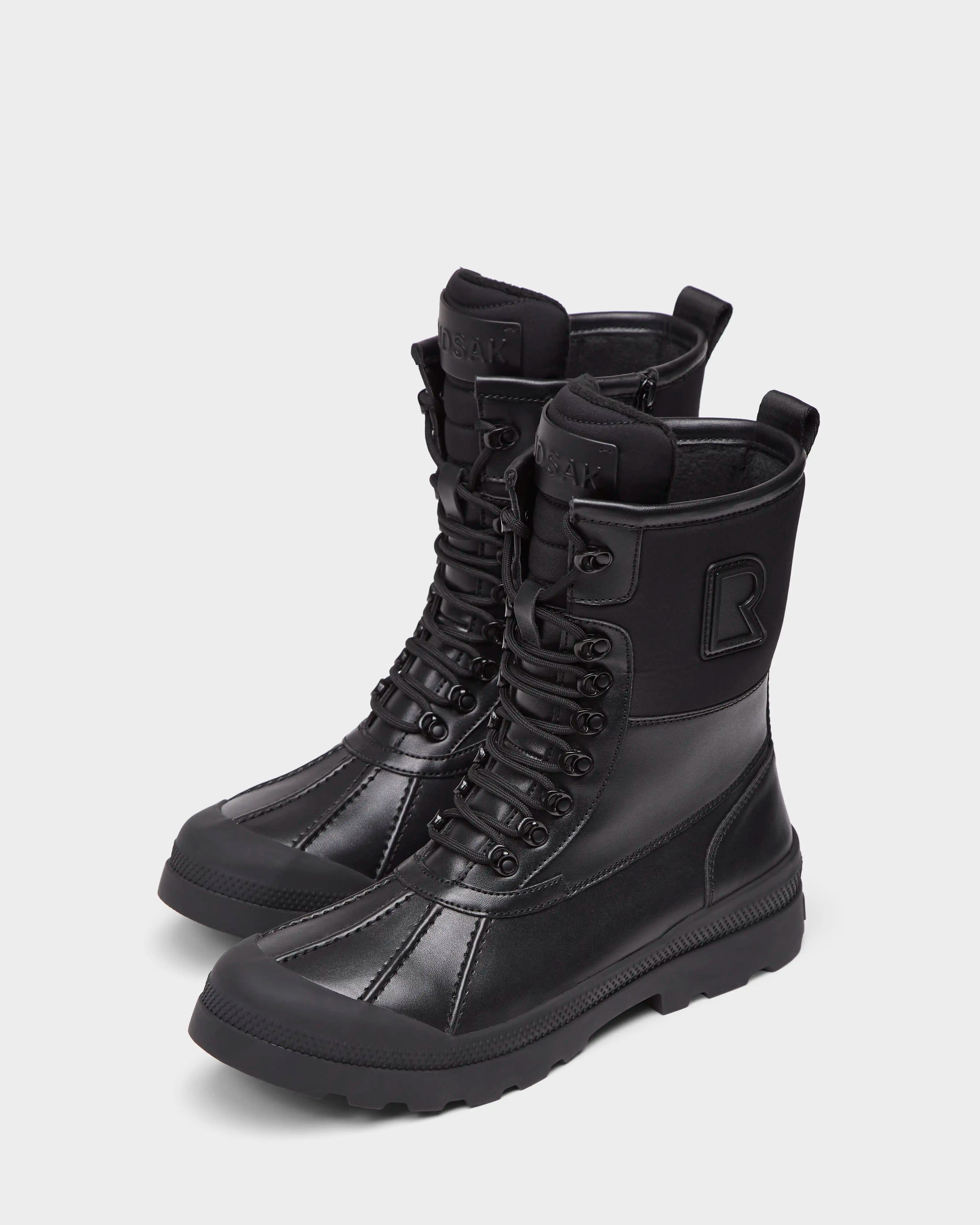 Damien Men's Winter Boots - Waterproof Insulated Snow Boots for Hiking & Outdoor Activities | Warm Comfortable Slip-Resistant Shoes for Cold Weather