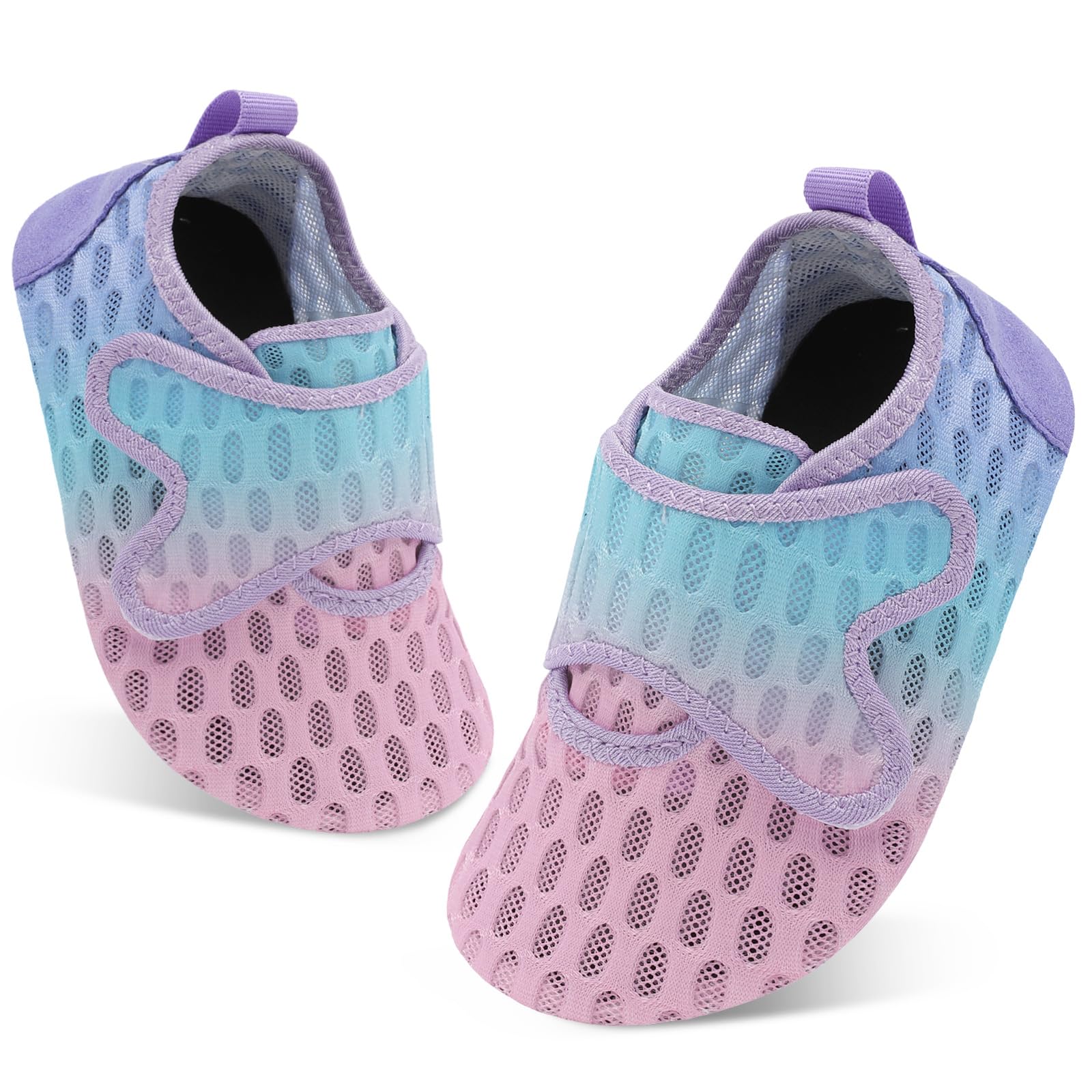 XIHALOOK Toddler Water Shoes for Boys & Girls - Quick Dry, Non-Slip Beach Swim Shoes, Lightweight Barefoot Aqua Socks for Pool, Ocean, Water Park & Summer Activities