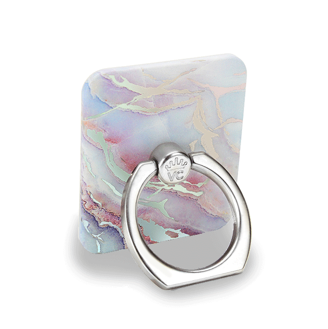 Holo Moonstone Phone Ring Holder - 360° Rotating Grip Stand for iPhone & Android - Perfect for Selfies, Videos, and Hands-Free Use at Home, Office, or Travel