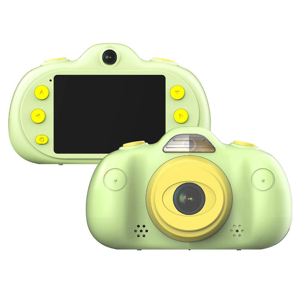 8MP HD Mini Digital Camera for Kids - Waterproof Dual Lens DSLR Style with 2.4