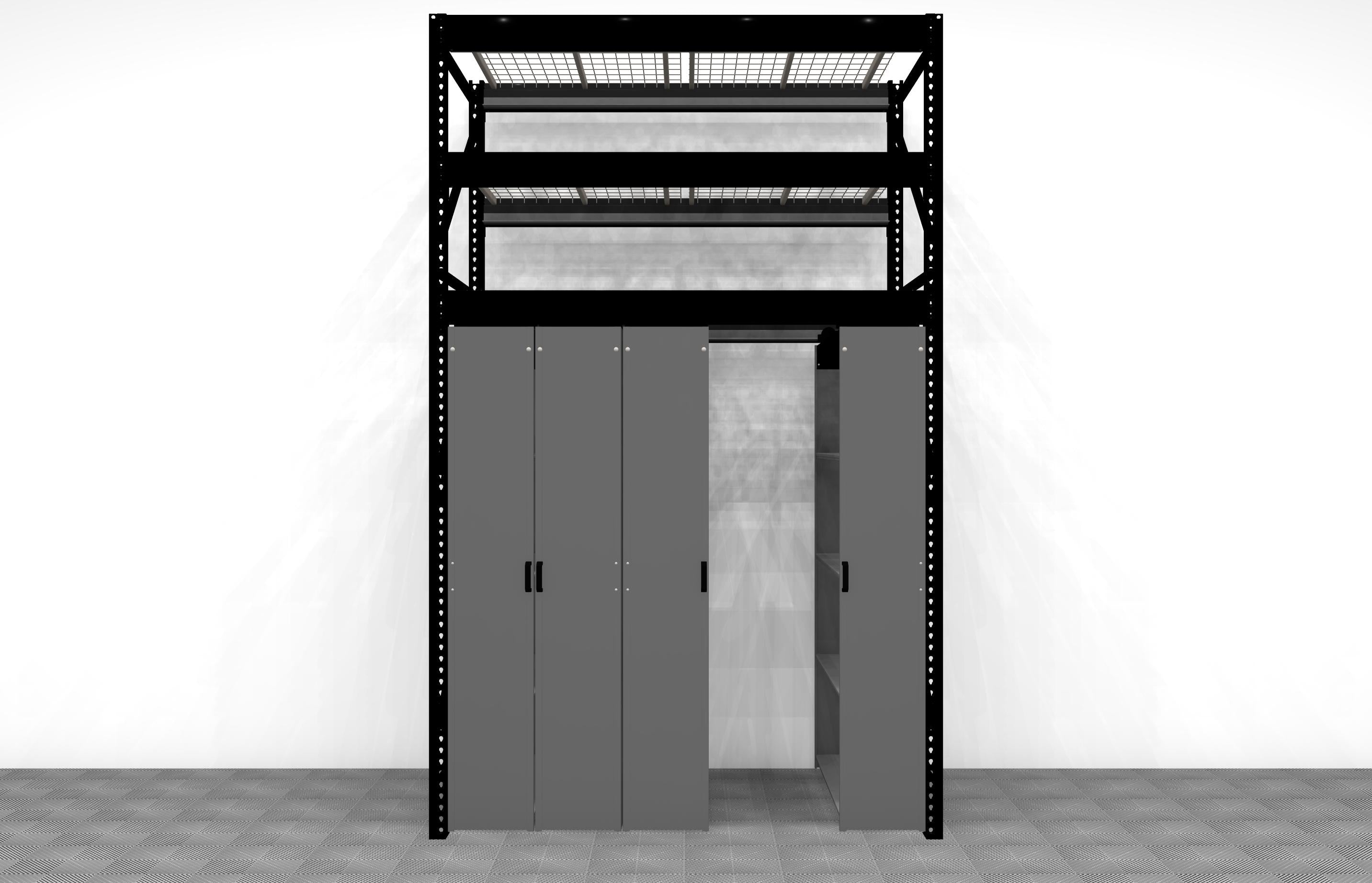 Levrack Heavy Duty Storage Shelving Units - Durable Metal Shelves for Garage, Warehouse & Home Organization