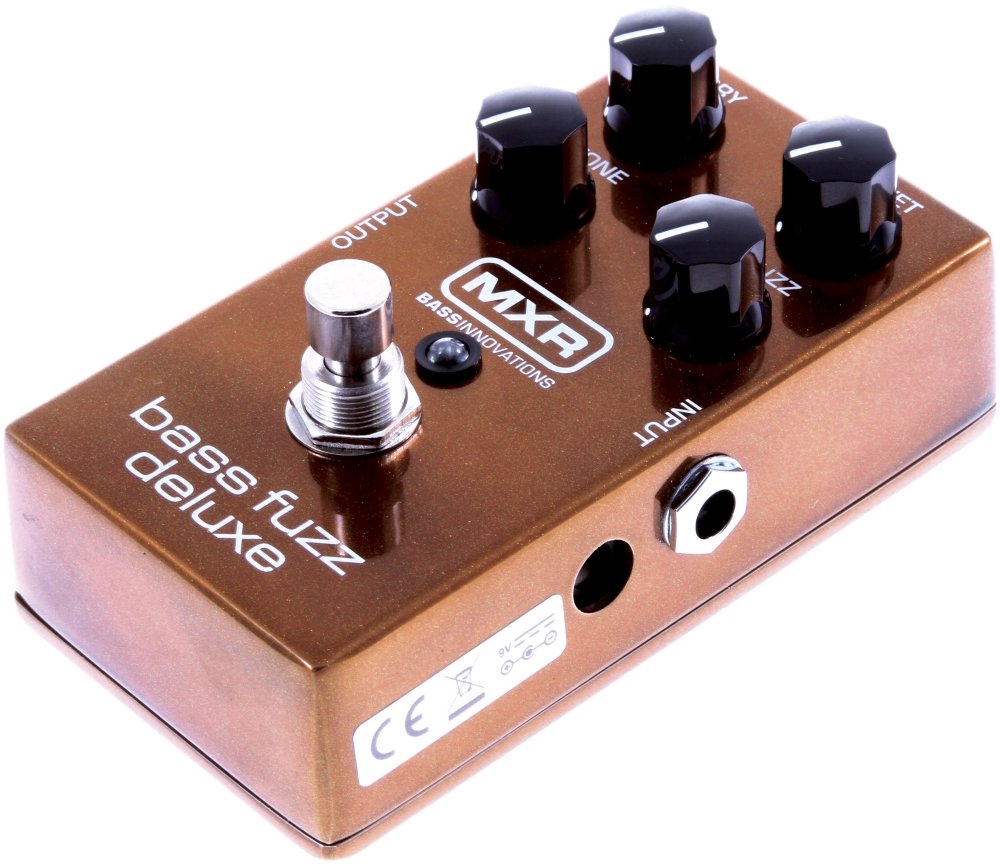 MXR Bass Fuzz Deluxe Pedal - JIM DUNLOP Premium Bass Effects for Guitarists & Musicians - Perfect for Live Performances, Studio Recording & Bass Enhancement