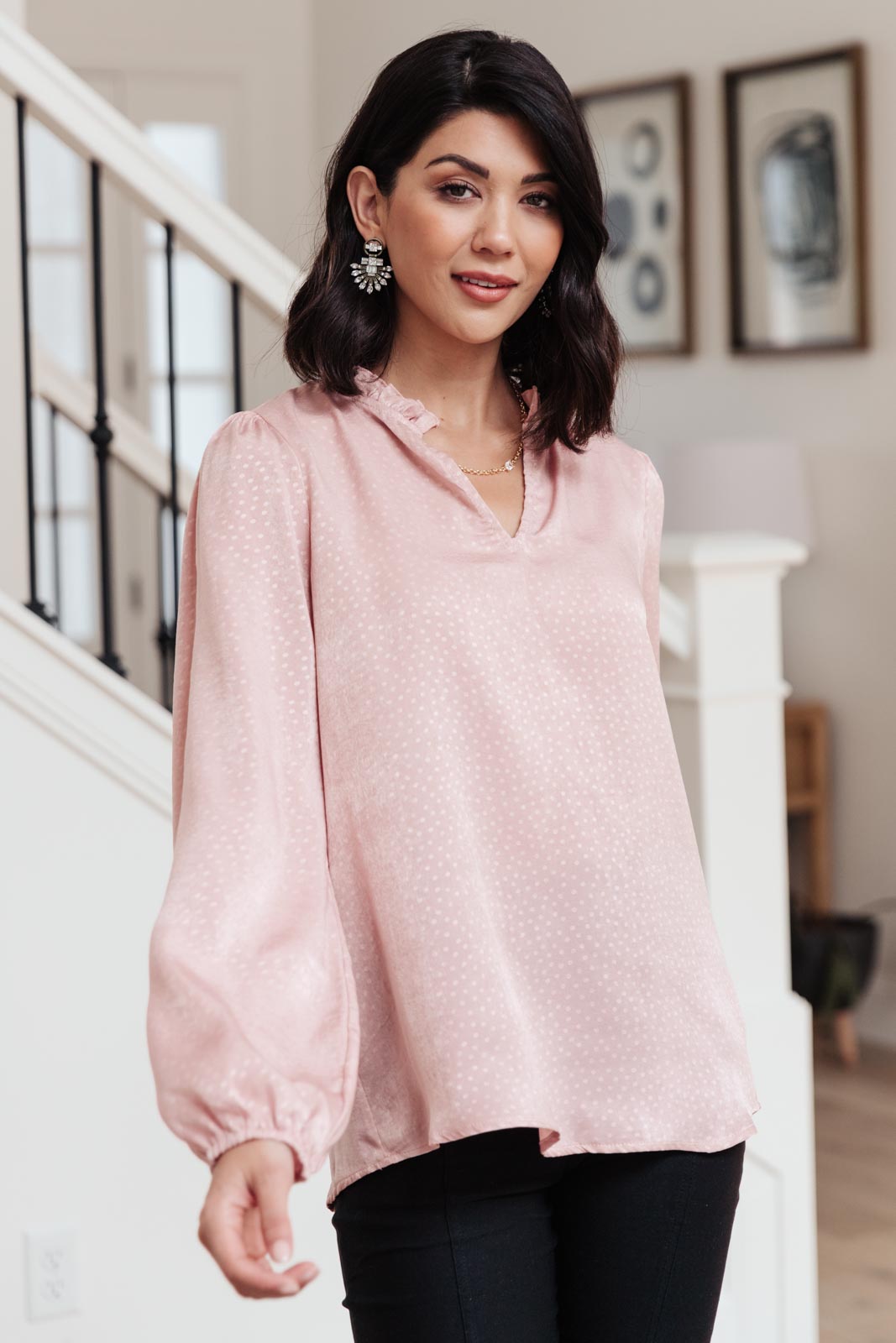 Pink Princess Top - Women's Fashion Blouse for Casual Wear, Date Night & Parties | Trendy & Comfortable