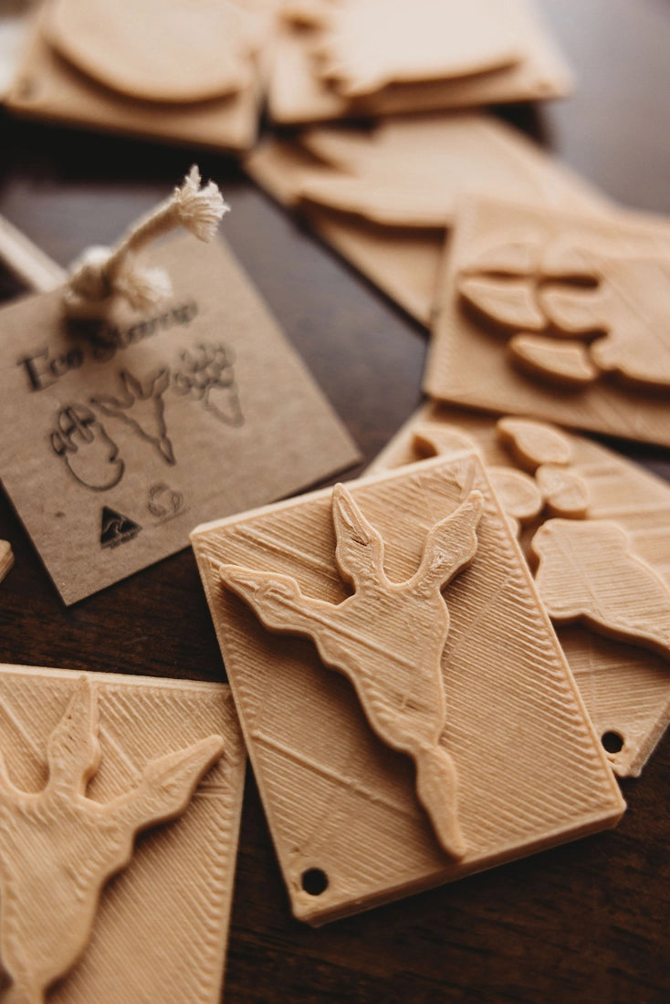 Dinosaur Footprint Eco-Friendly Stamp Set for Kids - Creative Arts & Crafts, Scrapbooking, and DIY Projects