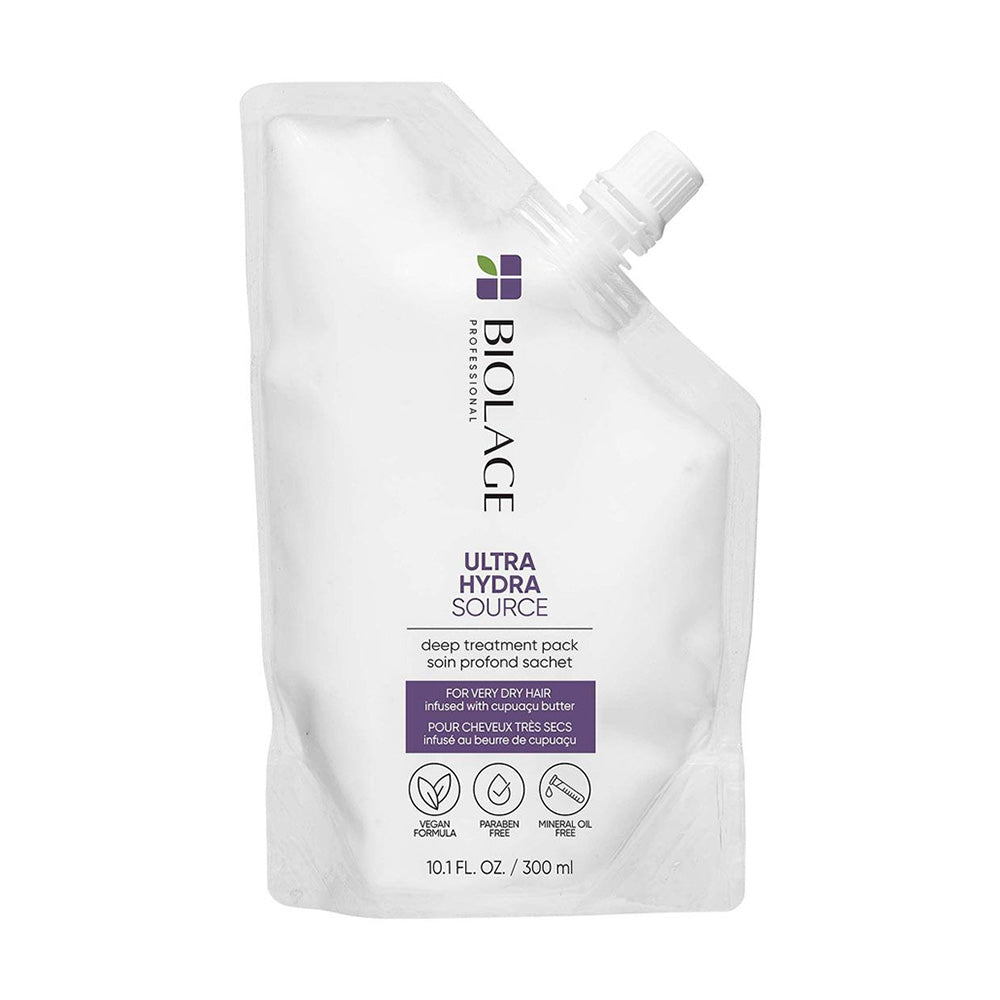 Biolage Ultra HydraSource Deep Treatment Mask 300ml | Hydrating Hair Care for Dry & Damaged Hair | Salon-Quality Conditioning Treatment for Home Use