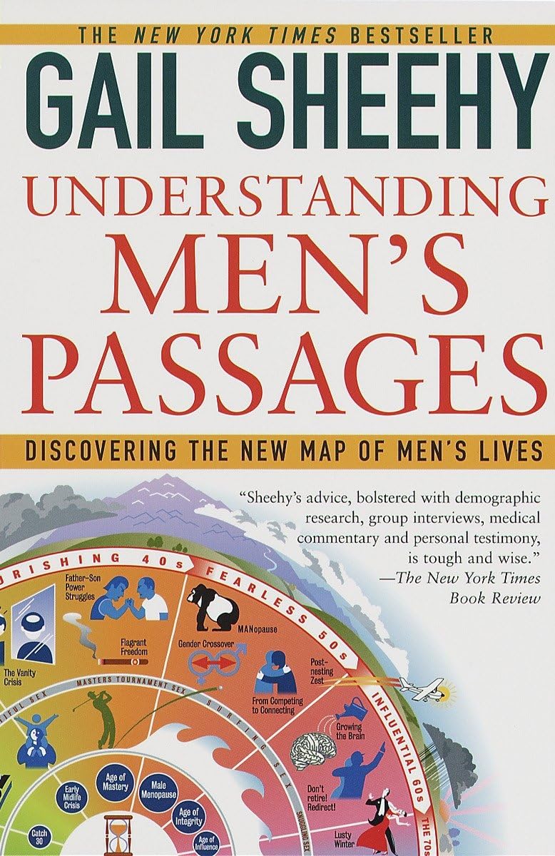 Understanding Men's Passages: Discovering the New Map of Men's Lives - Self-Help Book for Men's Midlife Transitions & Personal Growth - Perfect for Fathers, Husbands & Men Seeking Life Guidance