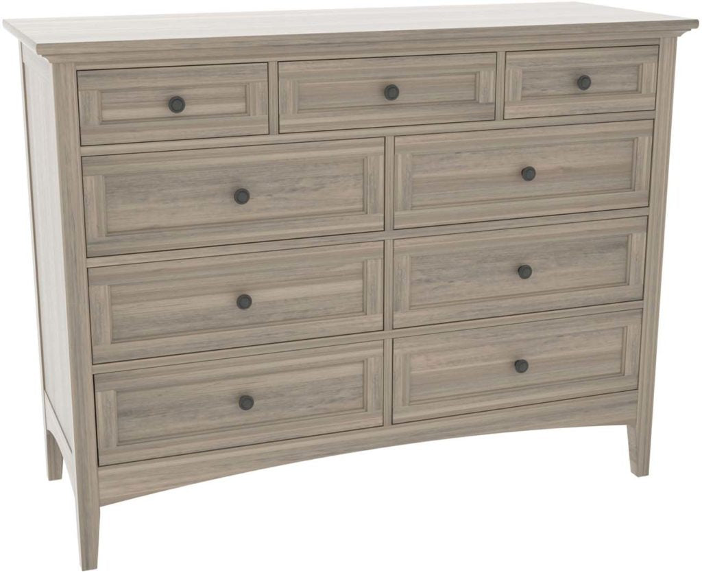 Revere 9-Drawer Dresser - Solid Wood Bedroom Chest of Drawers for Storage & Organization | Perfect for Master Bedroom, Guest Room, or Dorm