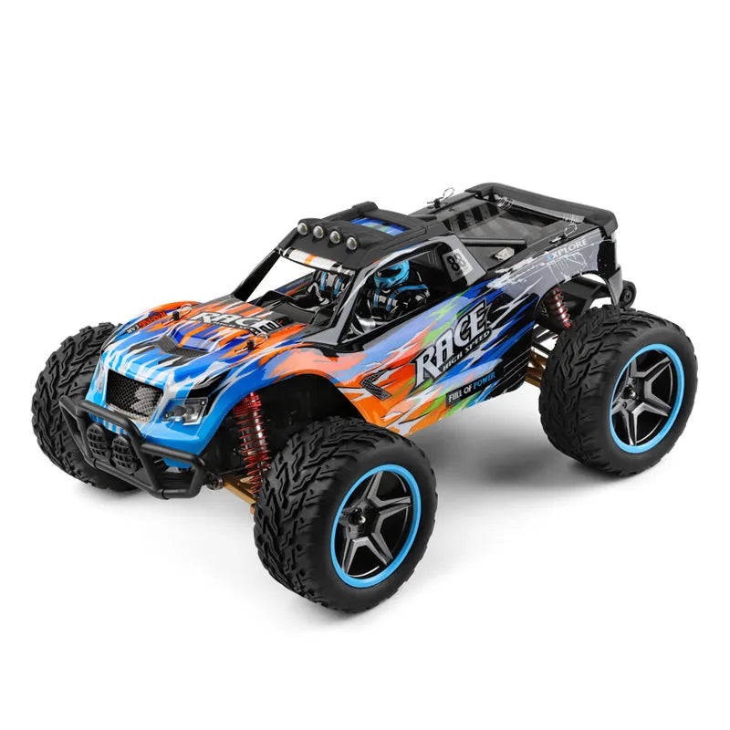 WLtoys 104019 1/10 Scale 2.4GHz 4WD 55KM/H High-Speed Brushless RC Racing Car - Remote Control Off-Road Crawler Monster Truck for Adults & Kids - Perfect for Backyard Racing, Off-Road Adventures & RC Car Competitions