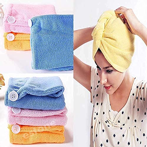 AVICHAL Hair Wrap - Super Absorbent Microfiber Towel for Fast Hair Drying, Hair Conditioning & Coloring | Soft Hair Turban for Women | Perfect for Salon, Spa, Home Use & Travel Accessories