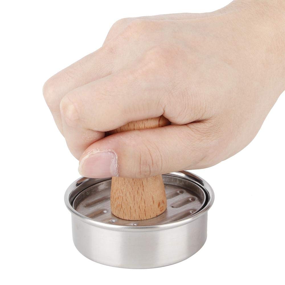 Stainless Steel Hamburger Press - Non-Stick Burger Patty Maker for BBQ, Grill & Stuffed Burgers - Perfect for Homemade Beef Patties & Backyard Cookouts