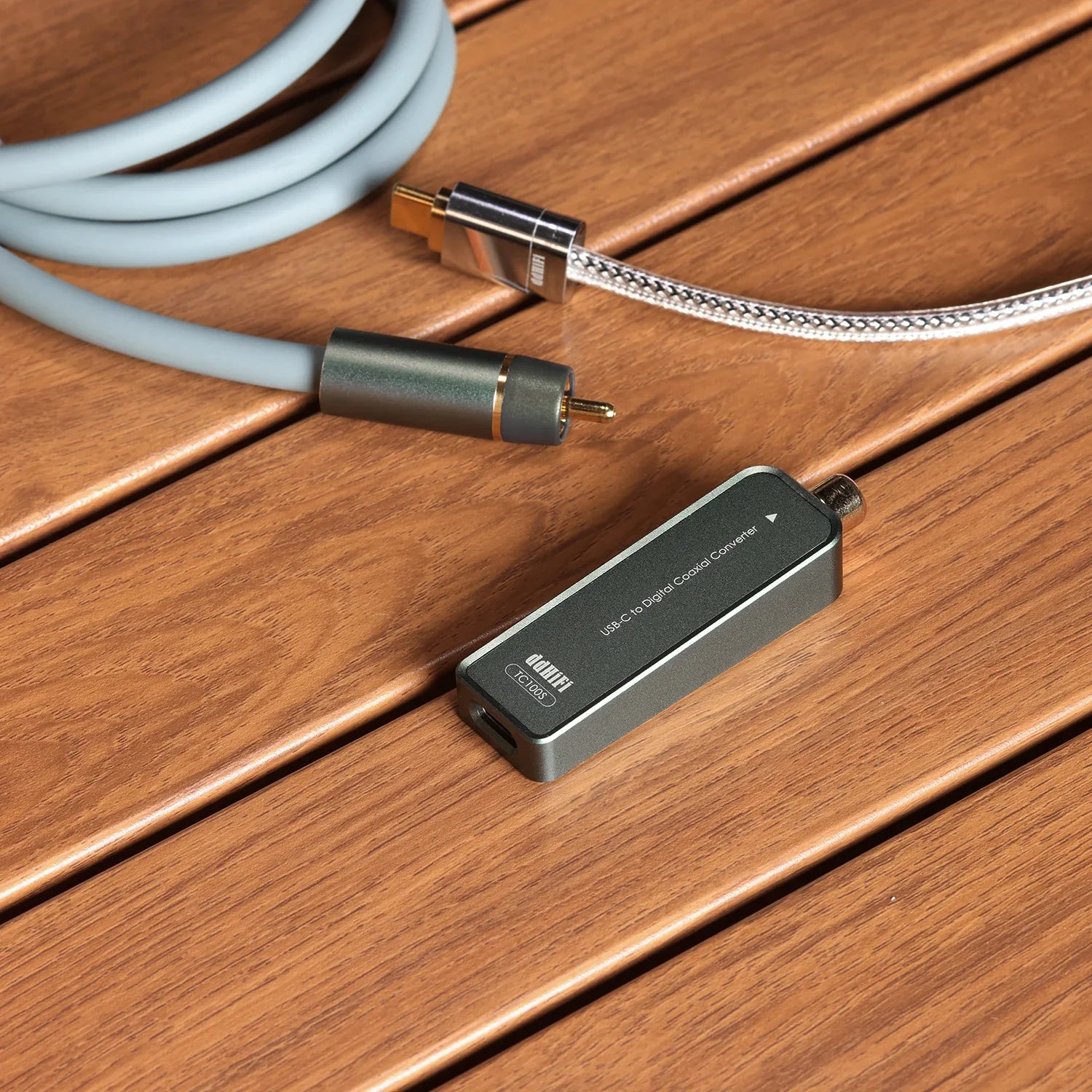 DD ddHiFi TC100S USB C to Digital Coaxial Audio Converter - Open Box - Perfect for Home Theater & Hi-Fi Audio Systems