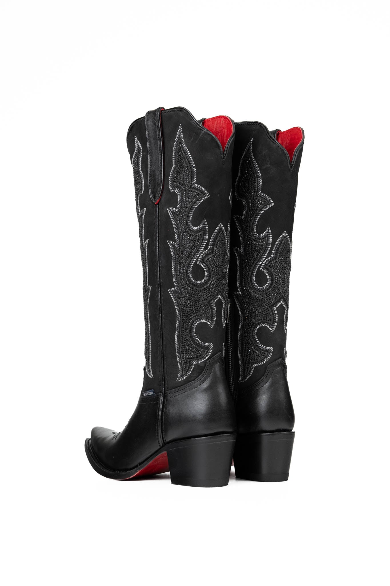 Makayla Women's Tall Red Bottom Snip Toe Cowgirl Boots - Western Fashion for Country Dancing & Rodeo Events
