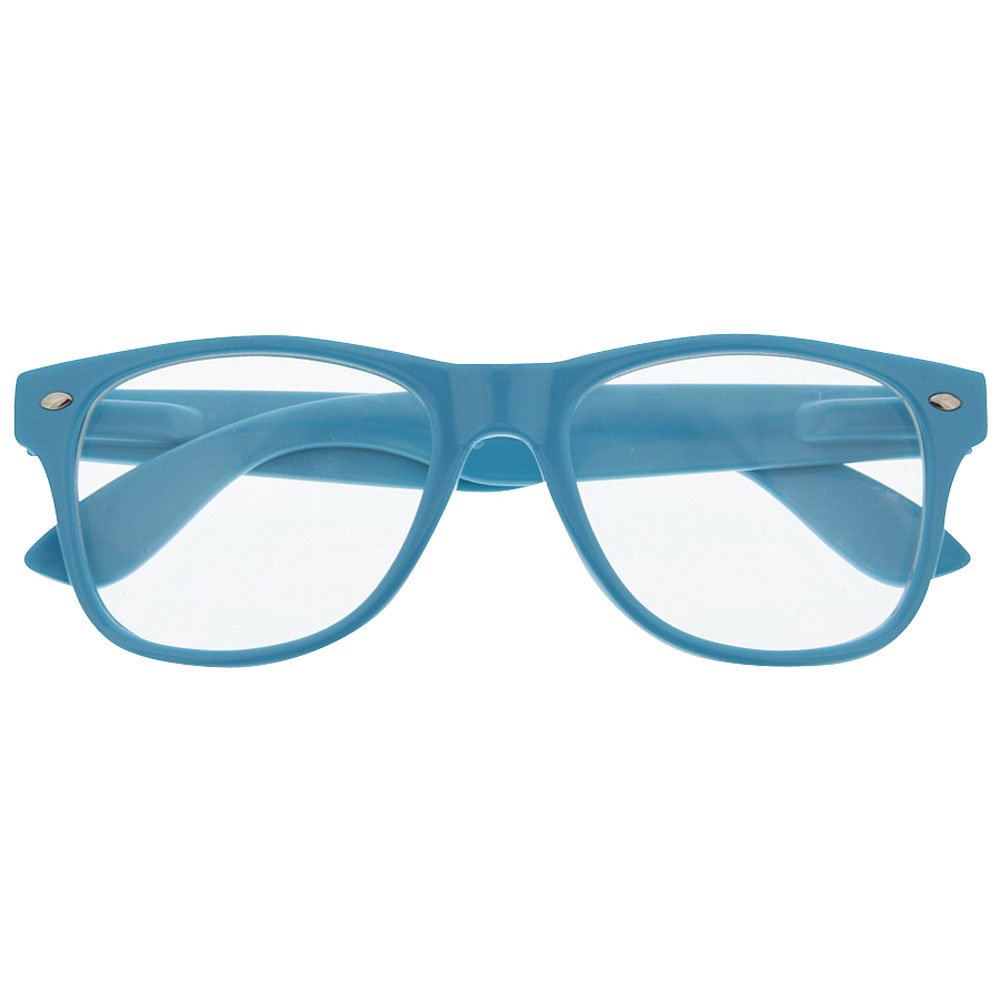 Stylish GrinderPunch Halloween Costume Glasses for Women & Men - Clear Lens Nerd Eyewear - Perfect for Cosplay, Parties, and Themed Events