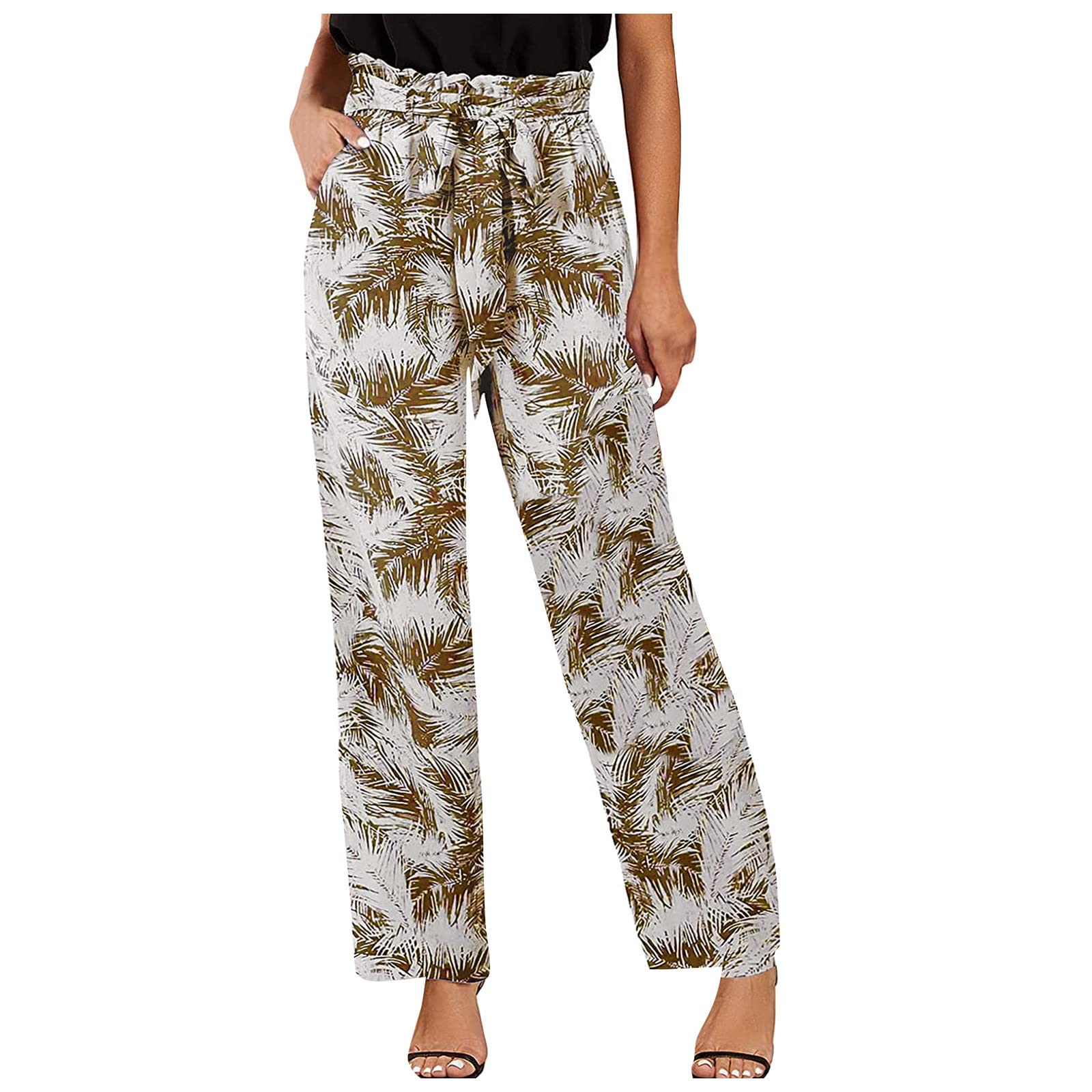 Austus Women's Casual Wide Leg Yoga Pants - Loose Fit Running & Fitness Pants for Workout, Lounge & Everyday Wear