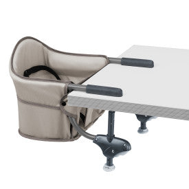 Chicco Caddy Portable Hook-On High Chair - Natural Wood Finish | Safe & Compact Travel Baby Feeding Seat for Restaurants, Home & Outdoor Use