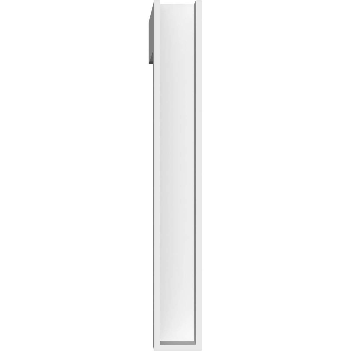 Ekena Millwork BKTP03X16X22CAR05 Standard Carmel Architectural Grade PVC Brackets with Block Ends - 3