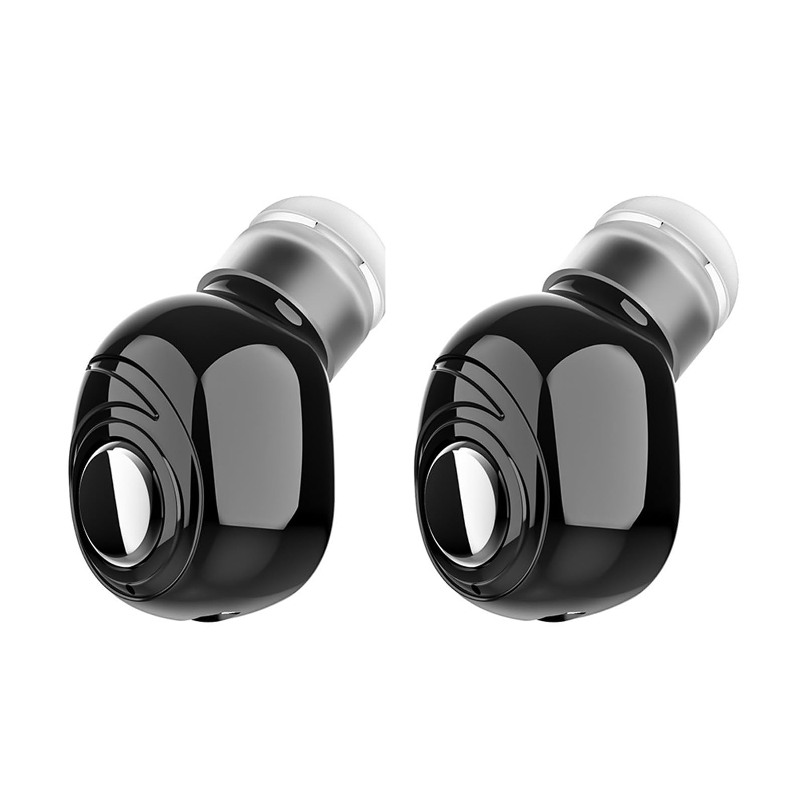 Premium Active Noise Cancelling Wireless Earbuds Bluetooth 5.0 - True Wireless in-Ear Headphones with ENC, IPX5 Waterproof, 30H Playtime for Work, Sleep, Sports & Travel (Black) - Perfect for Commuting, Gym Workouts and Relaxation