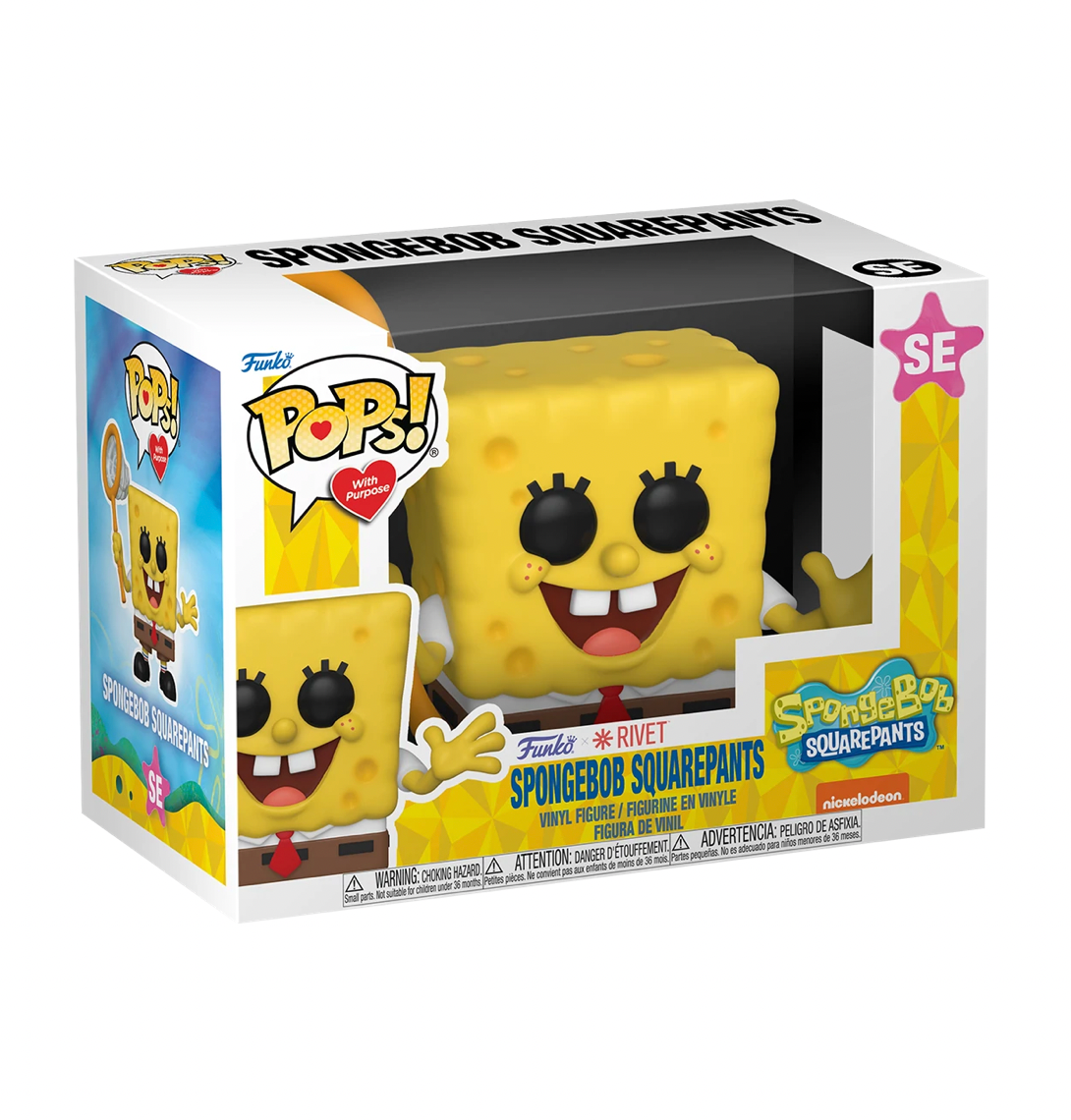 SpongeBob SquarePants Funko Pop Vinyl Figure - Collectible Cartoon Character Toy for Fans & Gift Ideas - Perfect for Home Decor, Office Display, and Pop Culture Collections