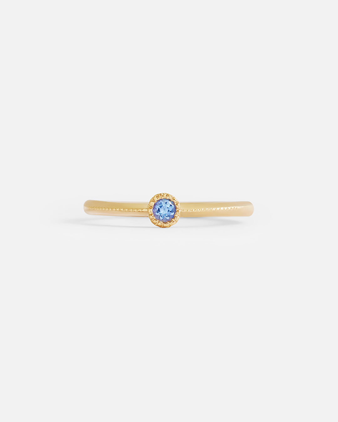 Melee Ball Light Blue Sapphire Ring - Elegant Sterling Silver Jewelry for Women | Perfect for Weddings, Engagements & Special Occasions