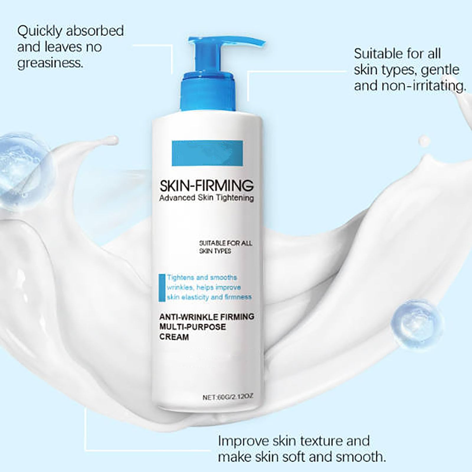 Ultra Firming Revitalizing Body Lotion & Face Cream - Anti-Wrinkle Moisturizer for Skin Tightening & Hydration | Perfect for Daily Skincare Routine & Nighttime Use